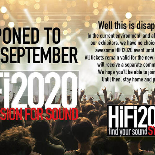Hi Fi 2020 Postponed | Sydney Hi Fi Mona Vale