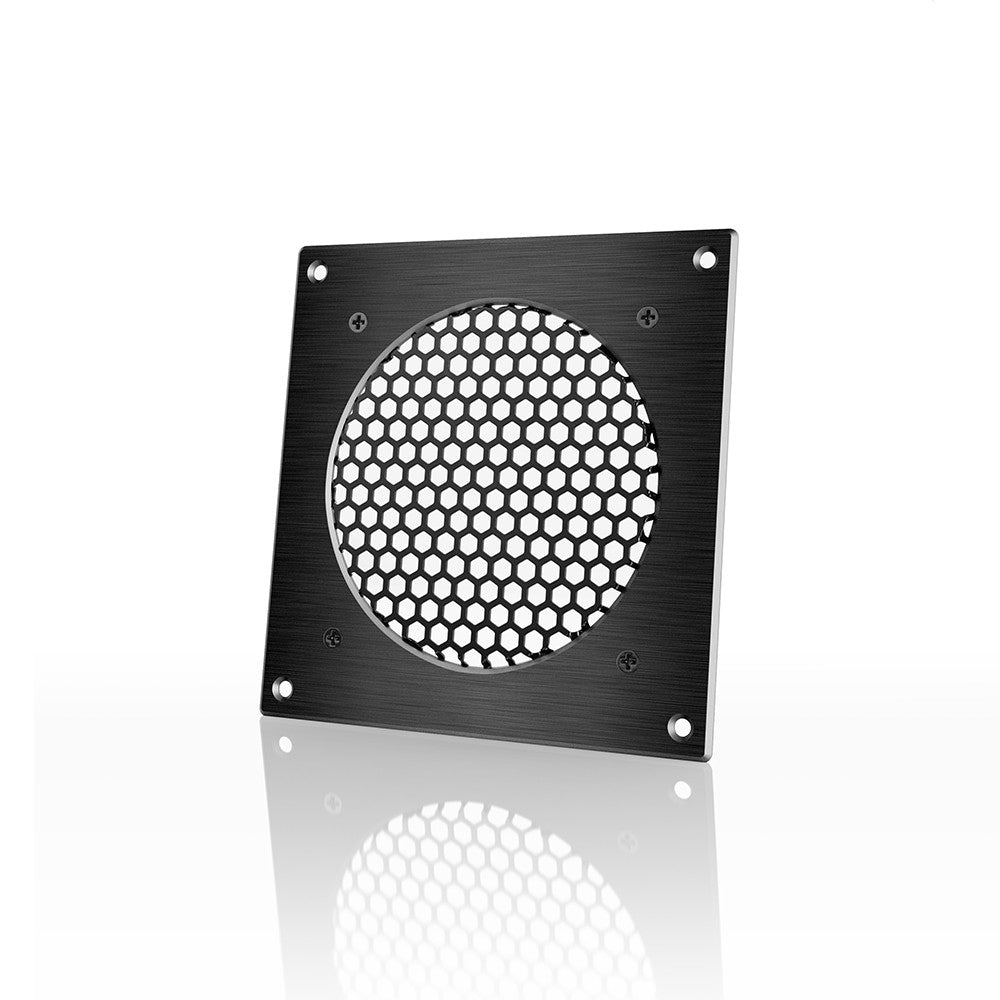 AC Infinity - Cabinet Grille Black - Ventilation Grille 6 Inch