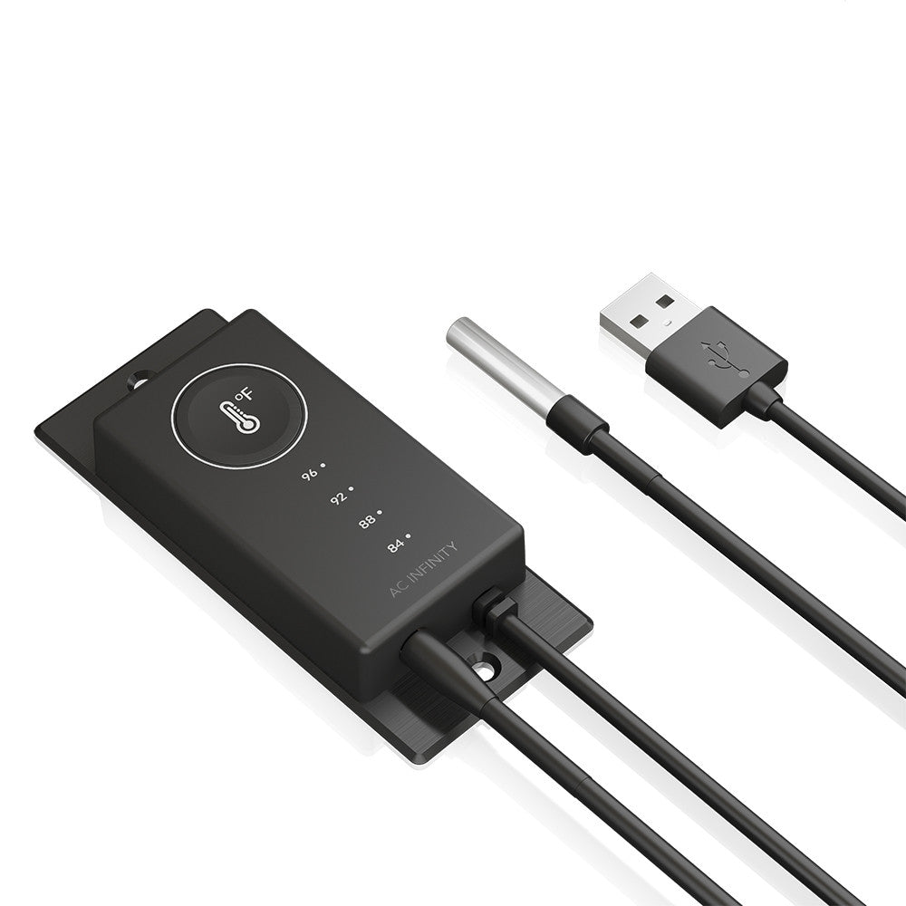 AC Infinity - Controller 1 - Pre-Set Thermal Trigger for USB Fans