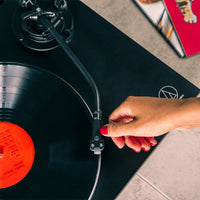 Audio Technica - AT-LP5X - Fully Manual Direct-Drive Turntable Australia cueing the tonearm by hand