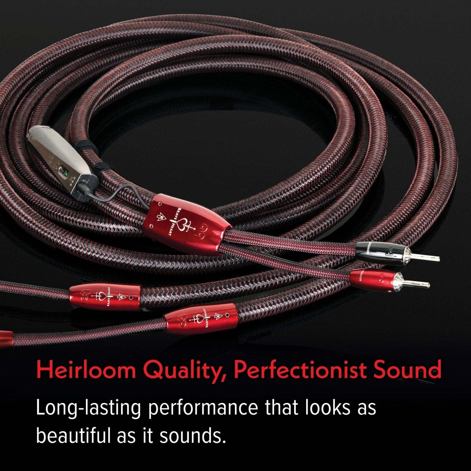 AudioQuest - BraveHeart Zero - Speaker Cable (Pair) Australia