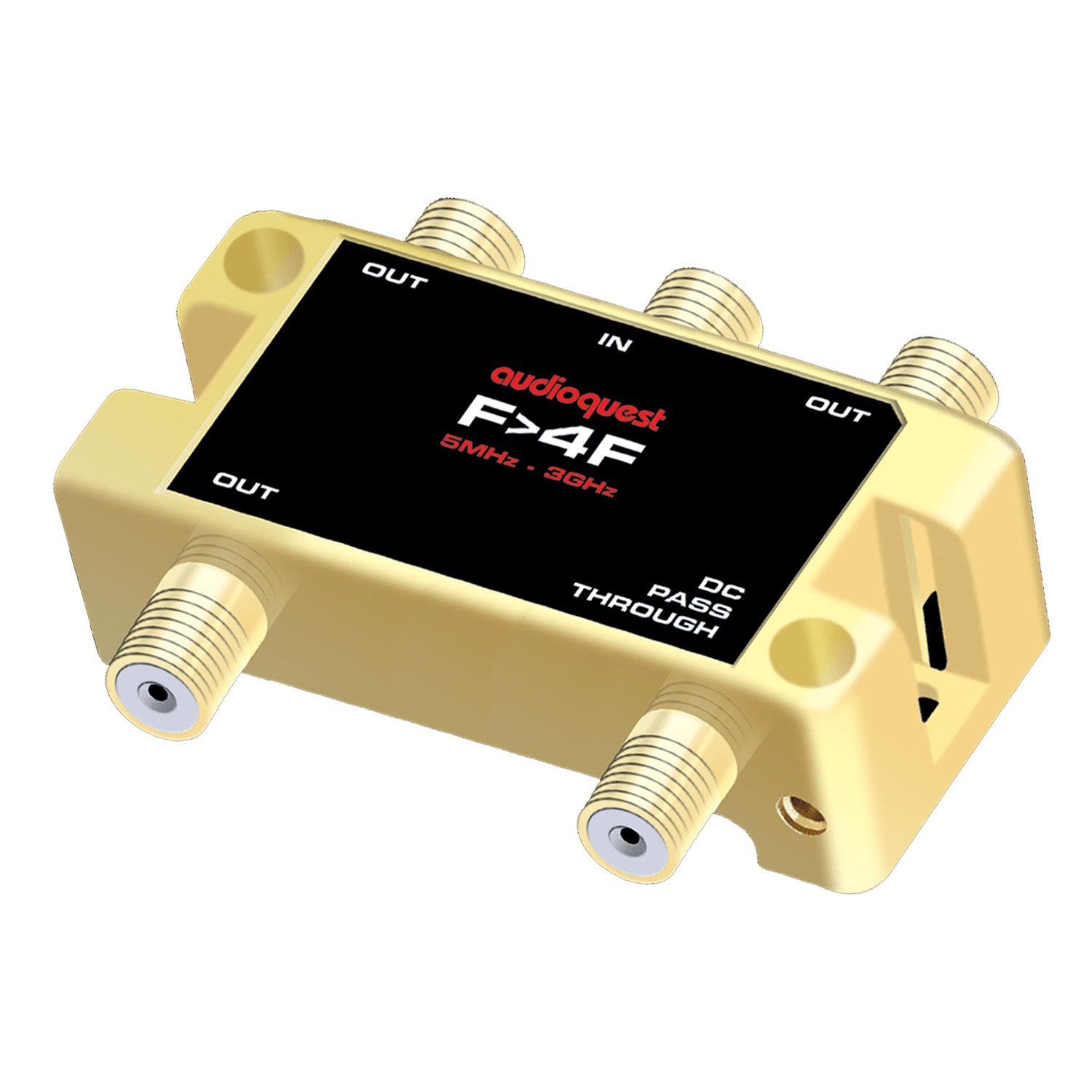 AudioQuest - F Female to 4 F Female Splitter - Antenna Splitter Australia