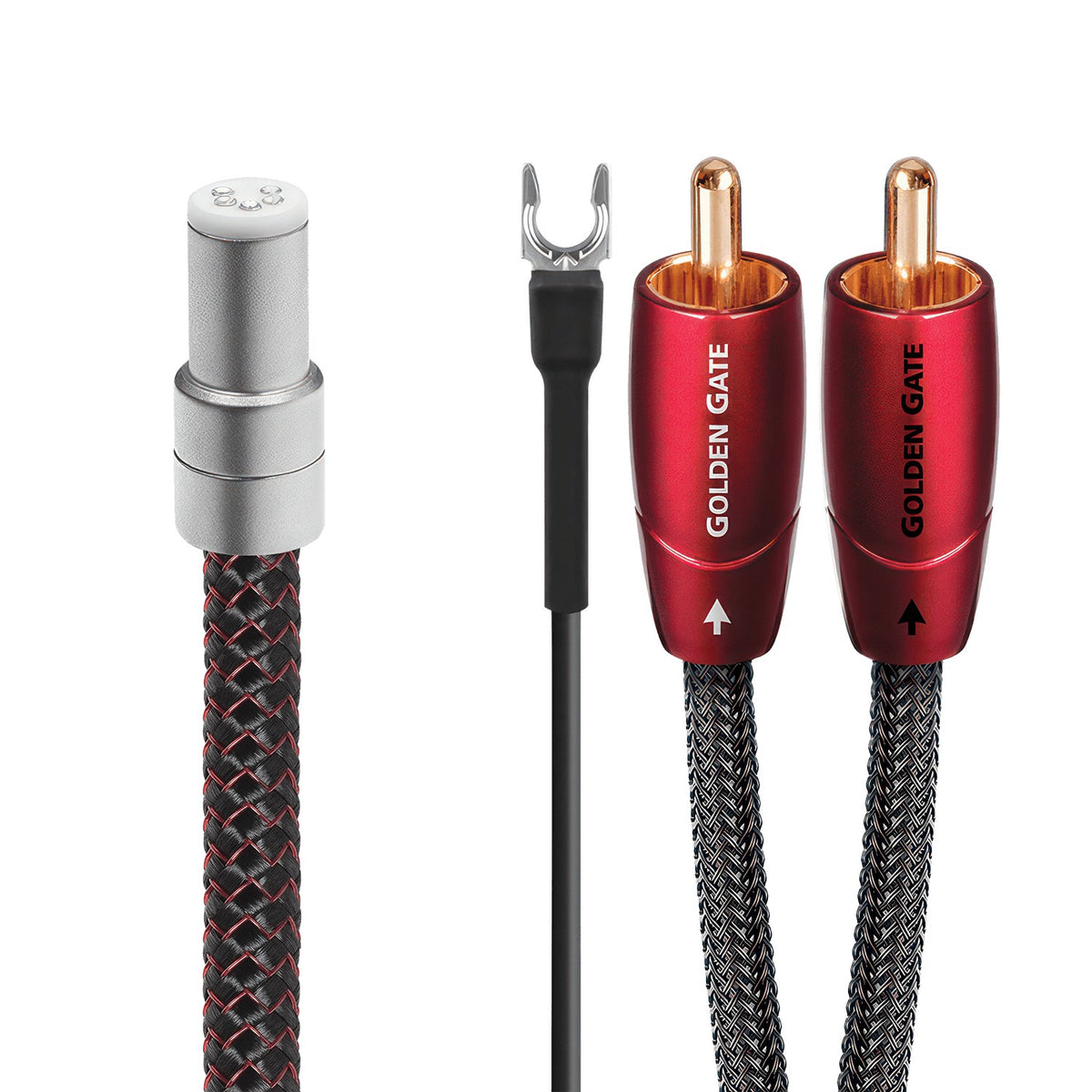 AudioQuest - Golden Gate Tonearm Cable JIS to RCA - Tonearm Cable Australia