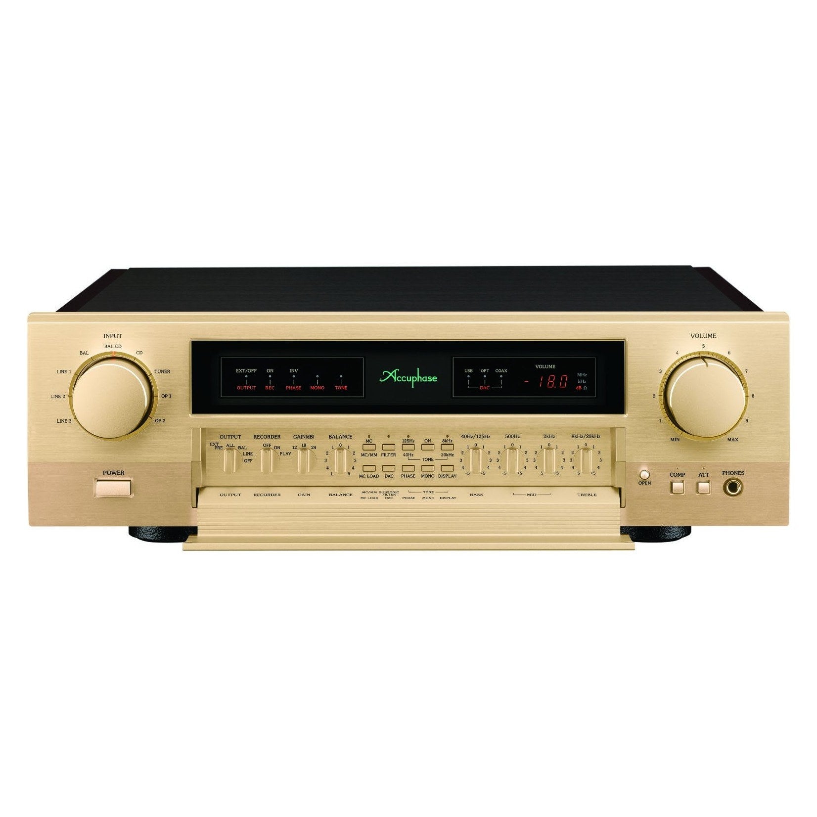 Accuphase C-2300 Preamplifier - front view