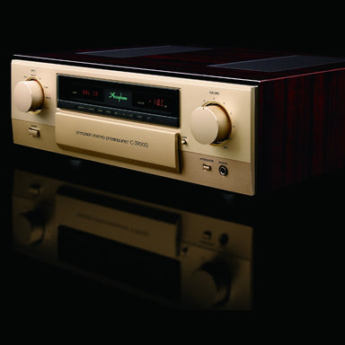 Accuphase C-3900S Preamplifier - front three-quarter view