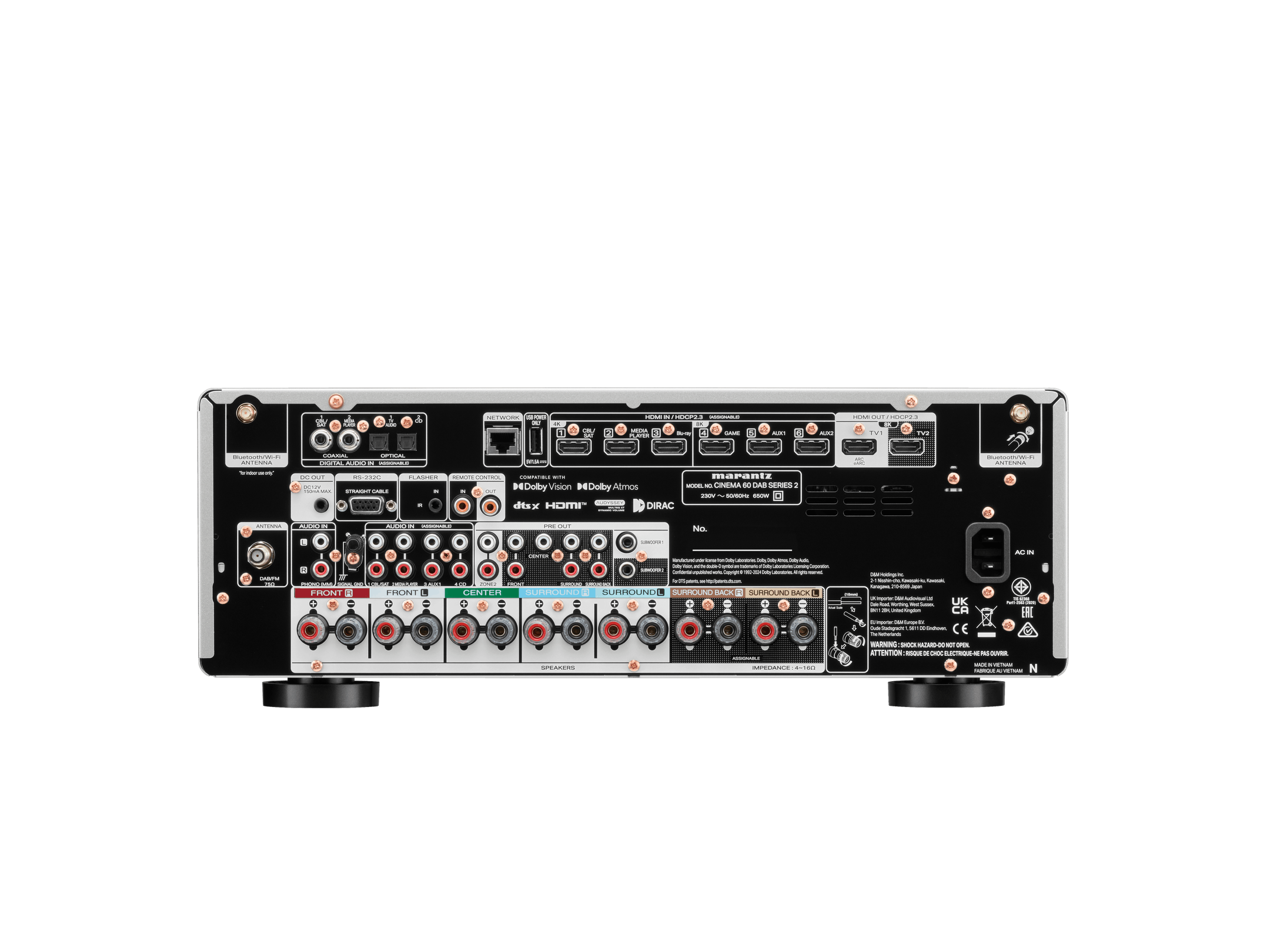 Marantz - CINEMA 60 Series 2 - 7.2-Channel AV Receiver
