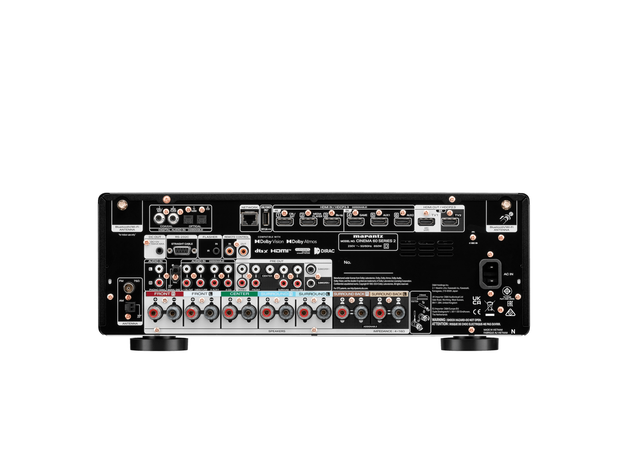 Marantz - CINEMA 60 Series 2 - 7.2-Channel AV Receiver