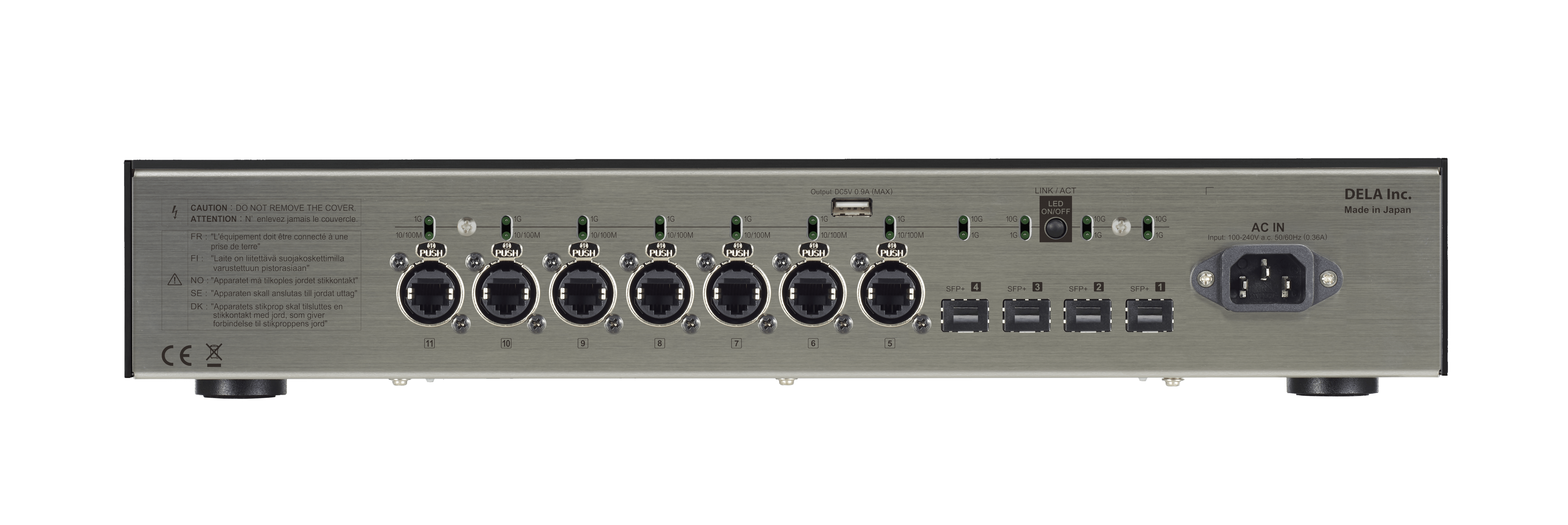 DELA - S5 - Audiophile Network Switch