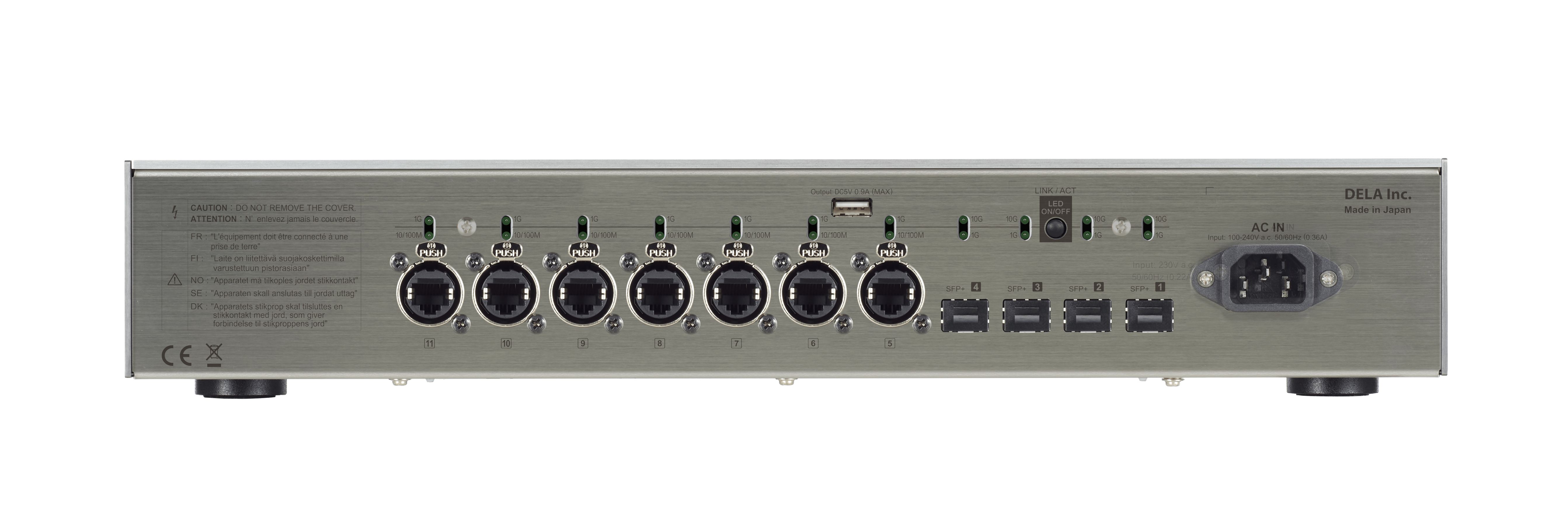 DELA - S5 - Audiophile Network Switch