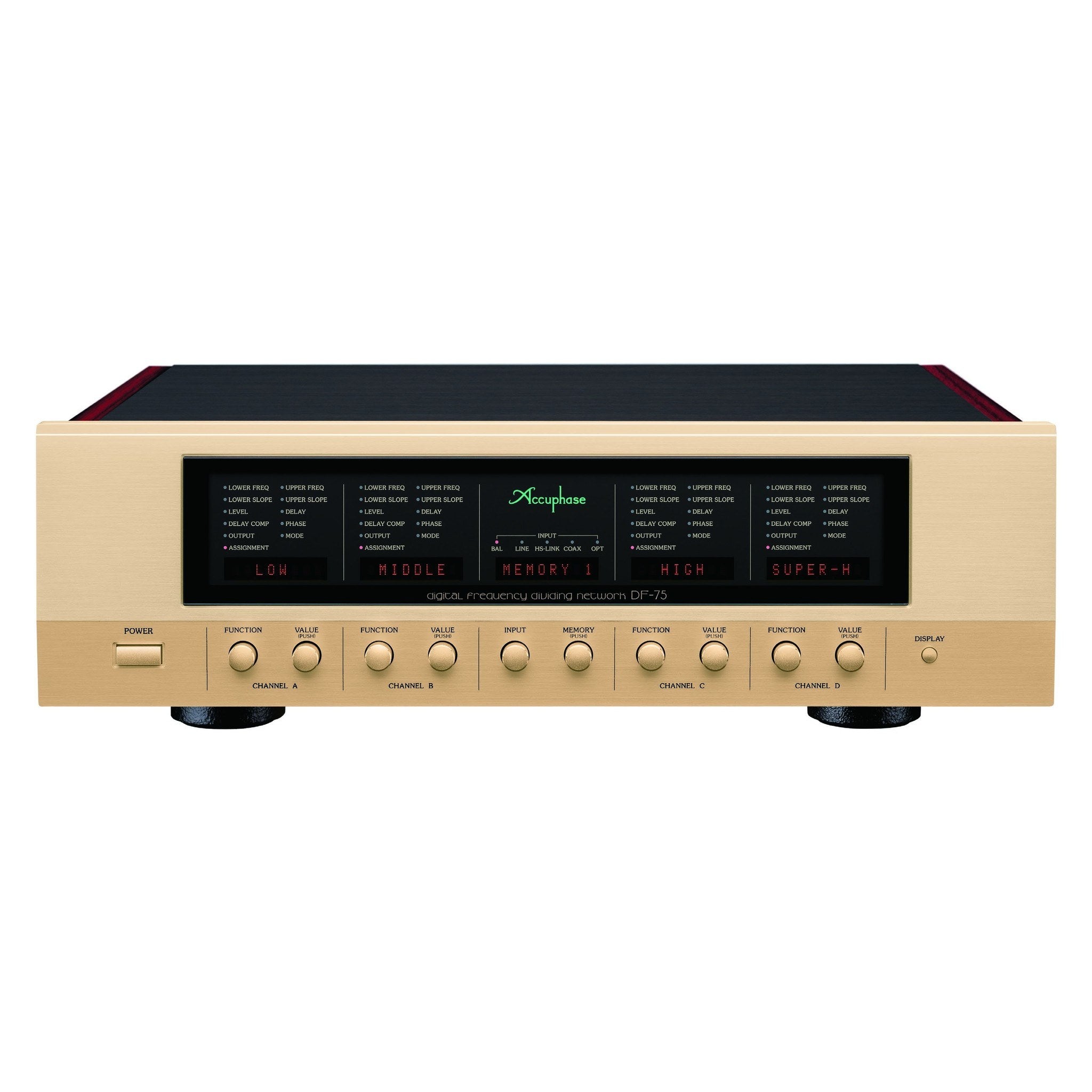Accuphase DF-75 Digital Active Crossover - front view