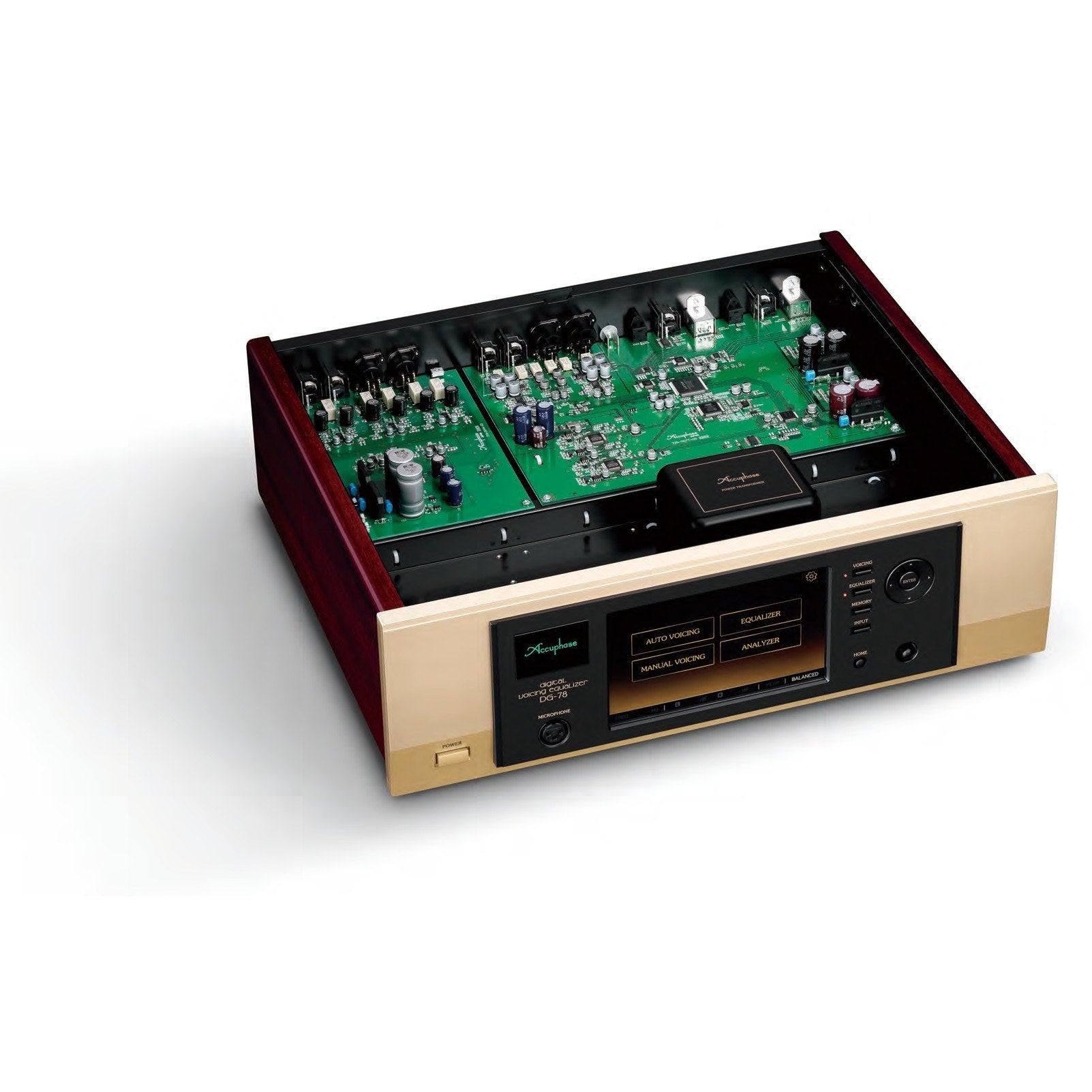 Accuphase DG-78 Digital Voicing Equaliser - internal view, top cover removed