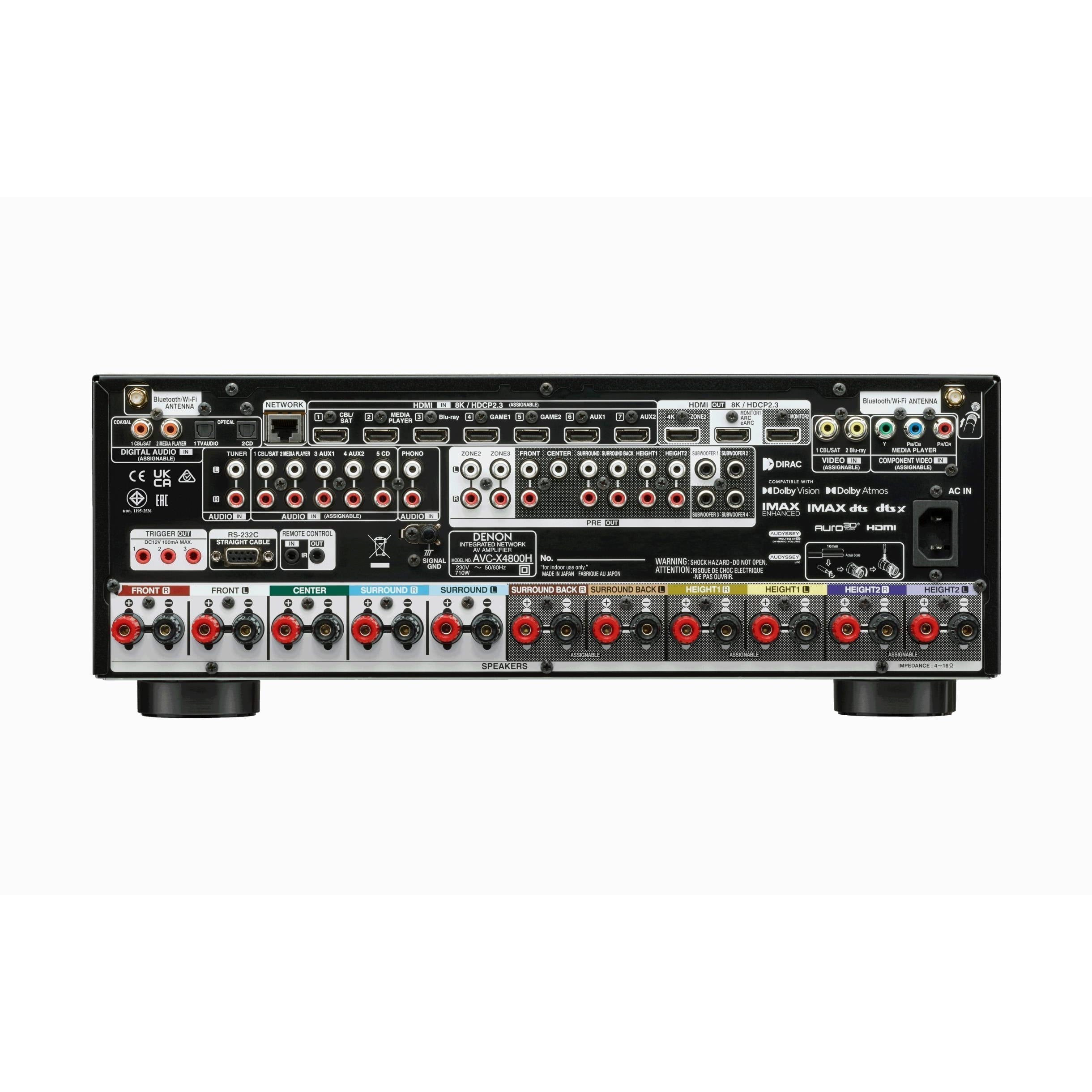 Denon - AVC-X4800H - AV Receiver Australia