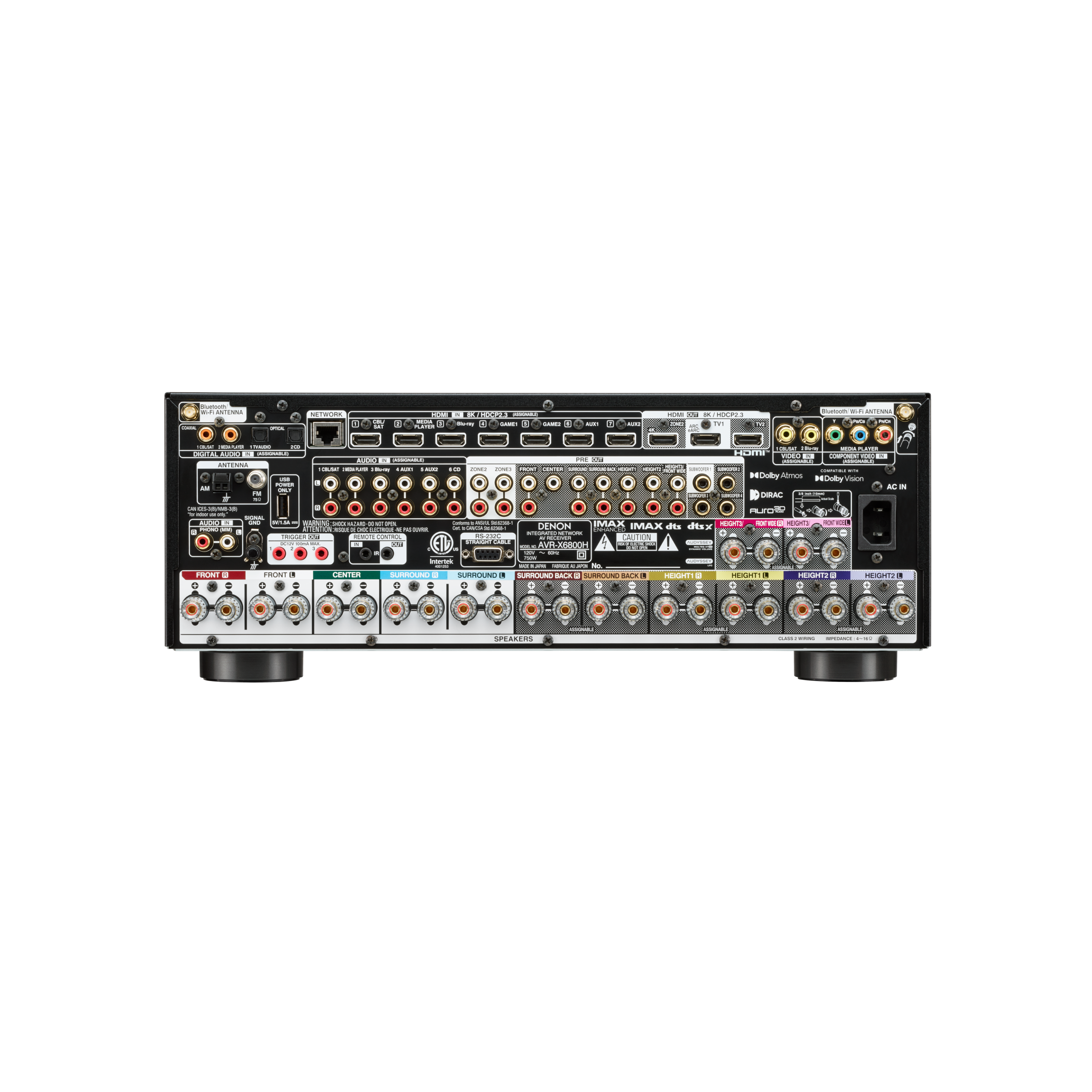 Denon - AVC-X6800 - AV Receiver