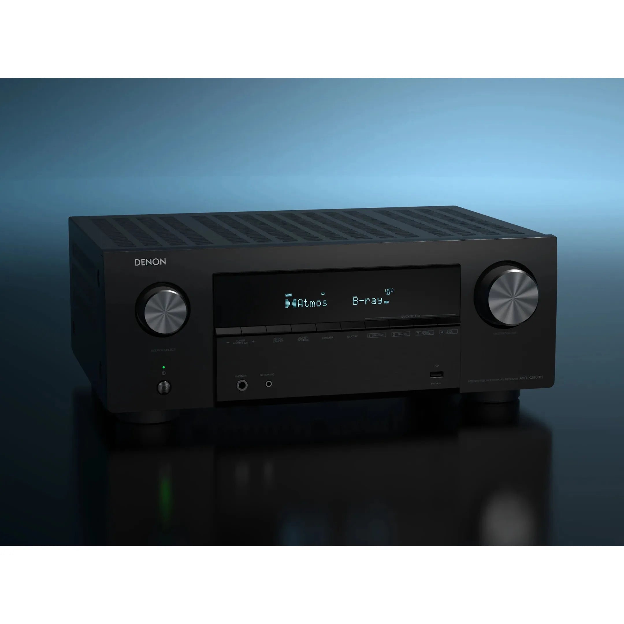Denon - AVR-X2900H - 7.2 Ch. 95W 4K/8K AV Receiver with Dolby Atmos & HEOS Australia