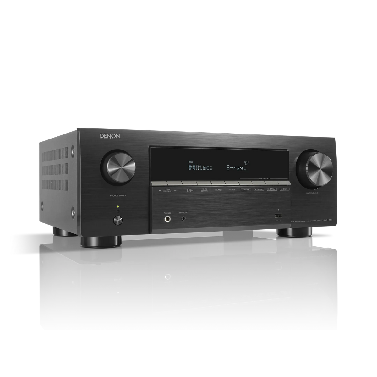 Denon - AVR-X2900H - 7.2 Ch. 95W 4K/8K AV Receiver with Dolby Atmos & HEOS Australia