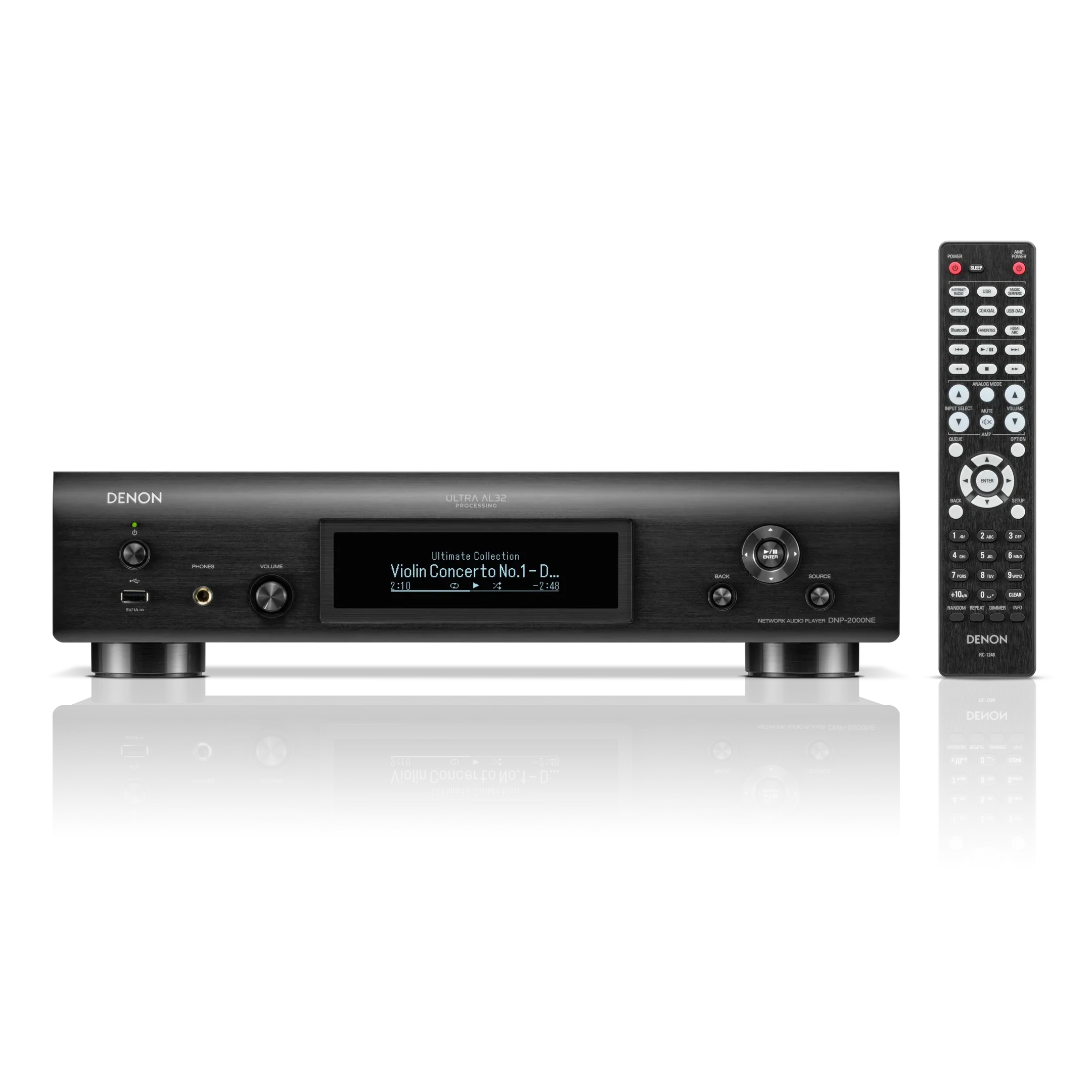 Denon - DNP-2000NE - High-Resolution Audio Streamer With HEOS® Built-In.
