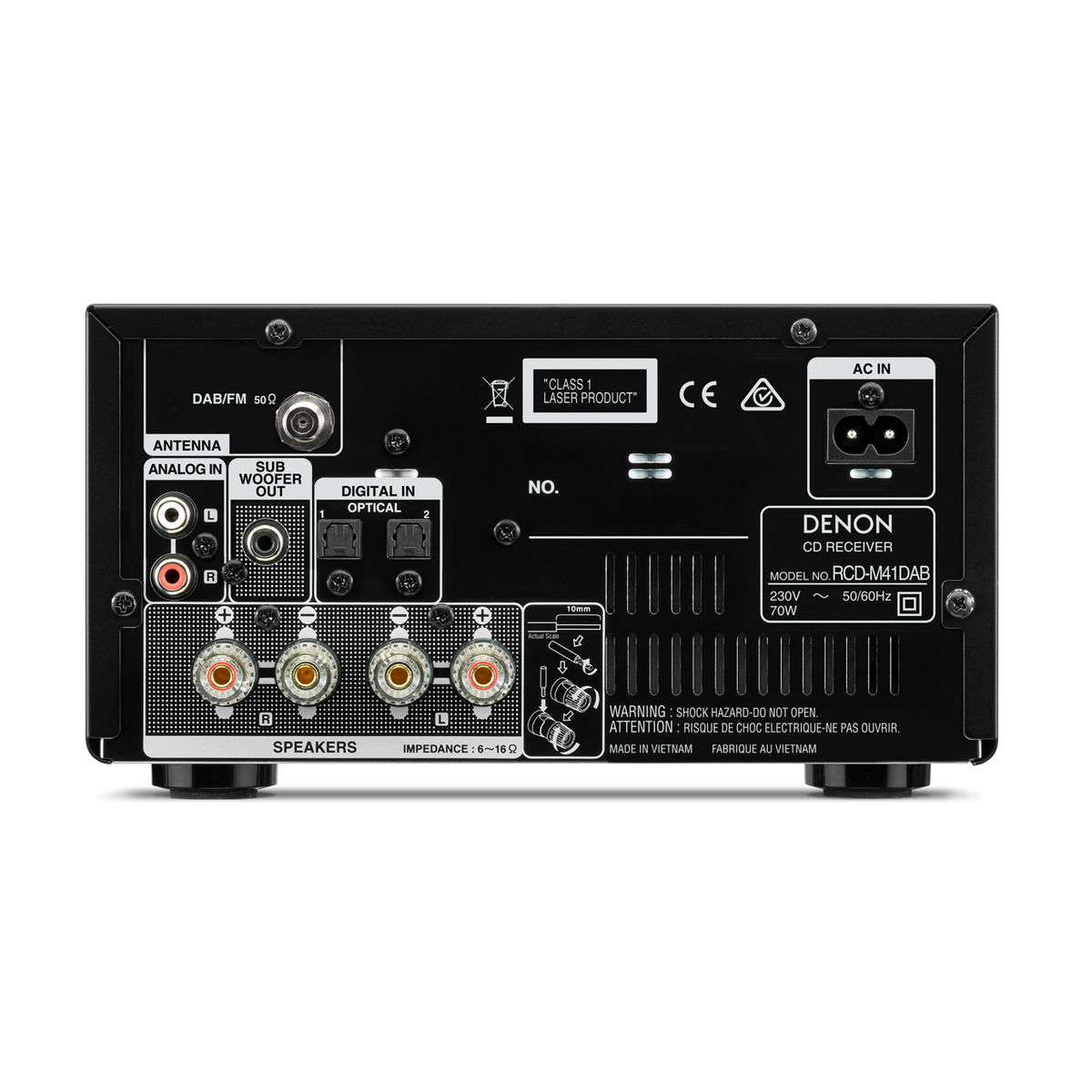 Denon - RCD-M41DAB - HiFi System Australia