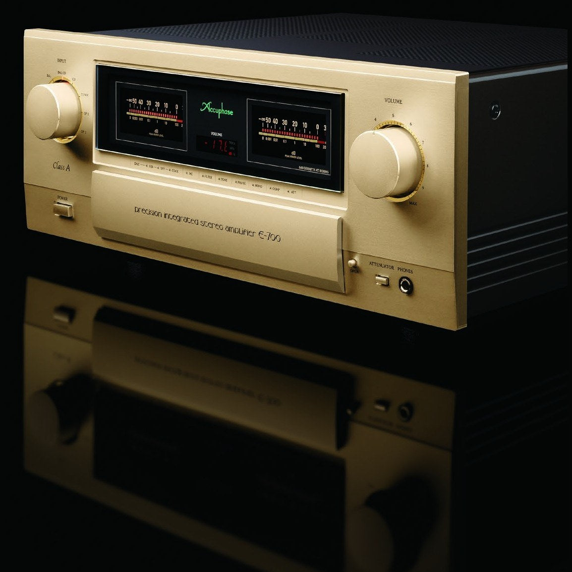 Accuphase E-700 Integrated Amplifier - three-quarter view