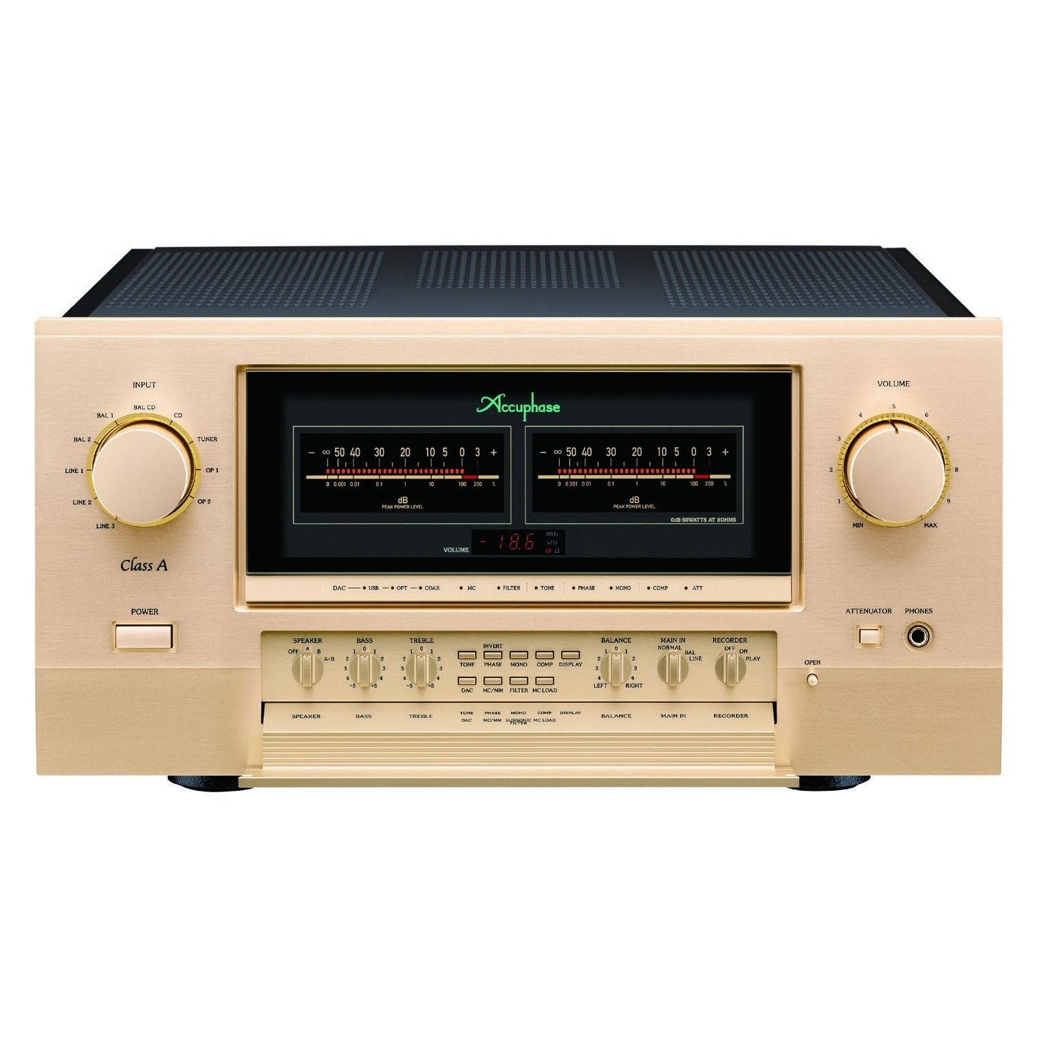 Accuphase E-800S Integrated Amplifier - front view