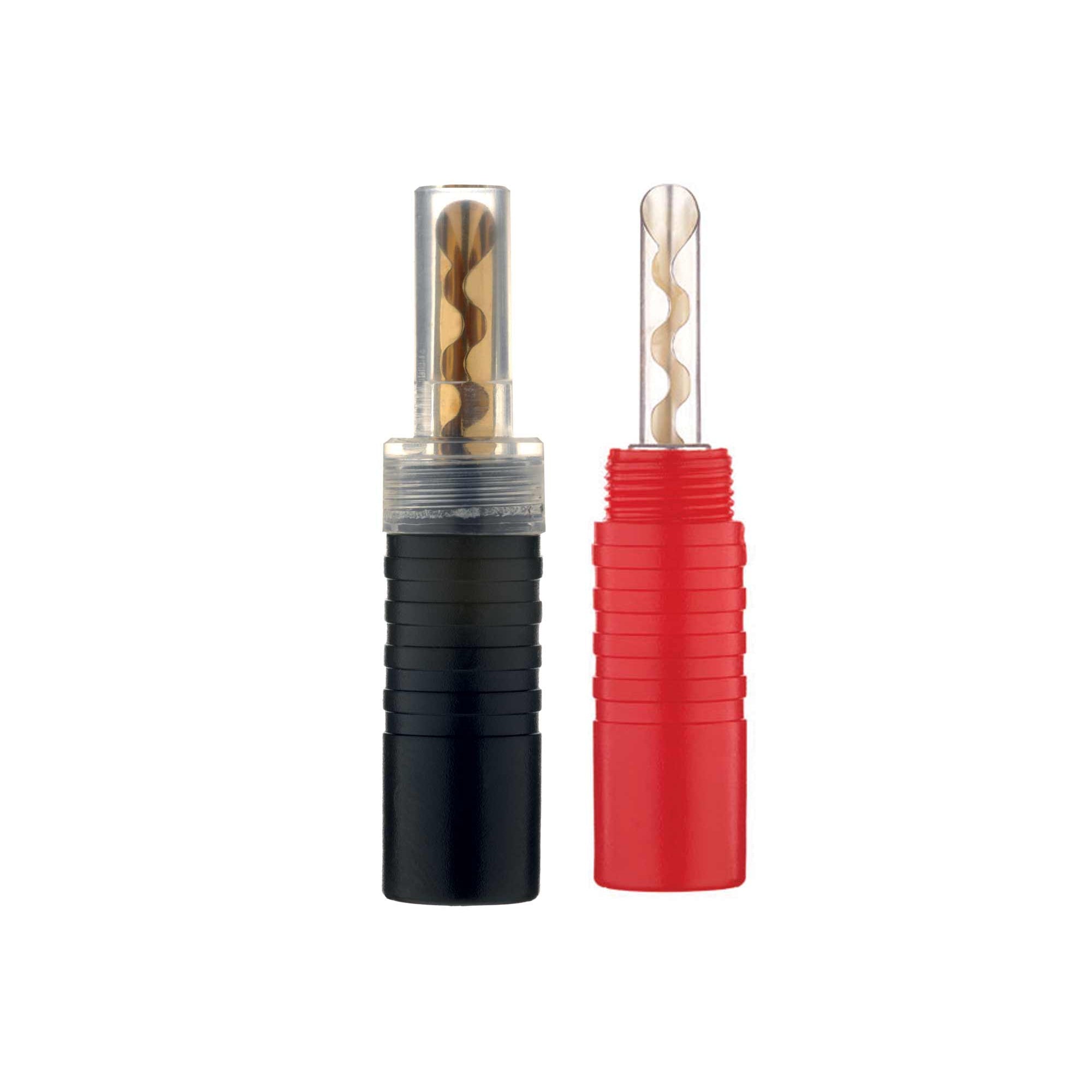 Inakustik - 4mm Banana Plug Plastic Barrel (Set of 4) - Plugs and Connectors Australia