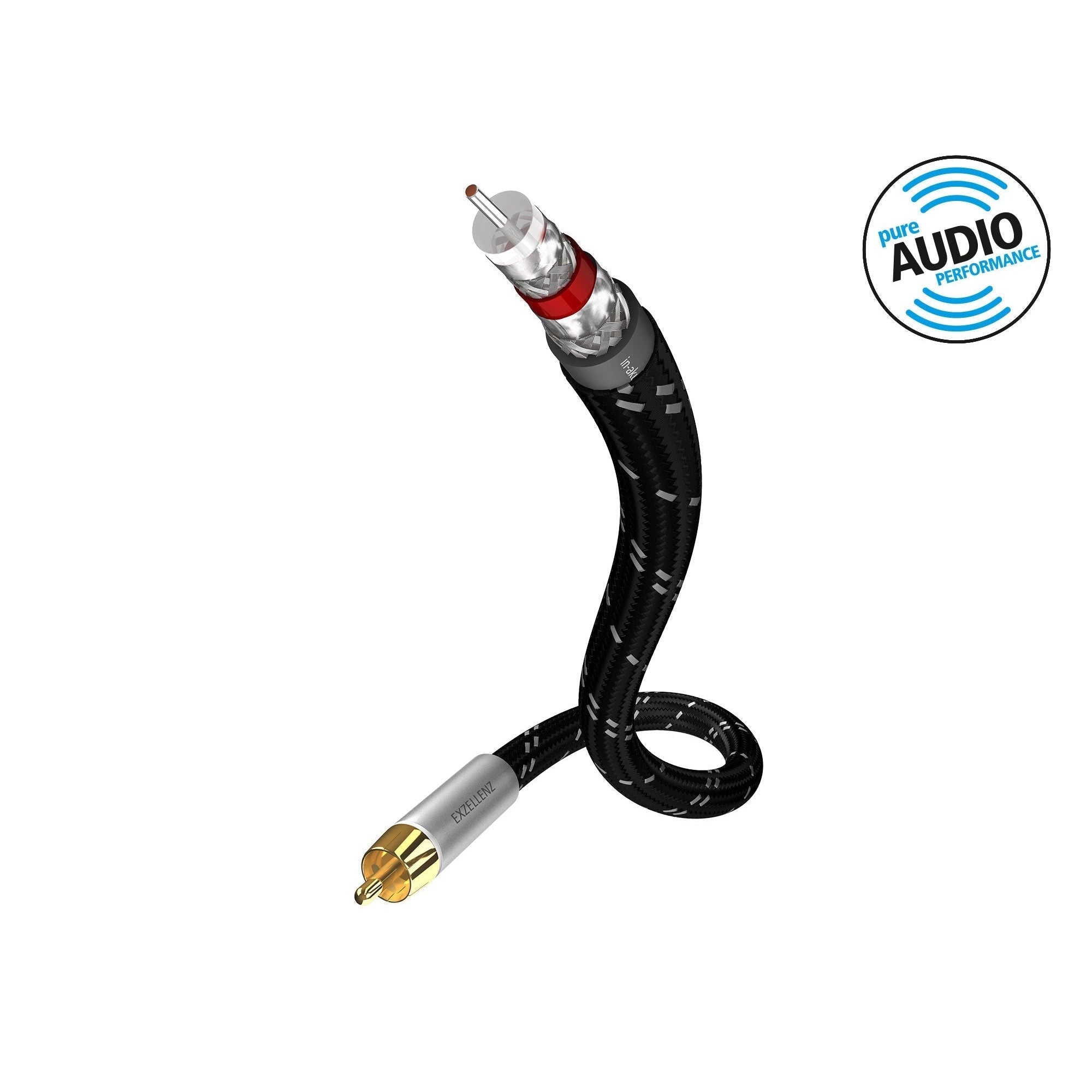 Inakustik - Excellence Mono RCA <> RCA Subwoofer Cable Australia