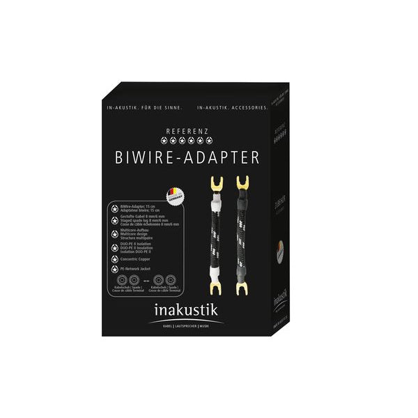 Inakustik - LS‐1002 Bi‐Wire Jumper Set (15cm) - Cable Australia