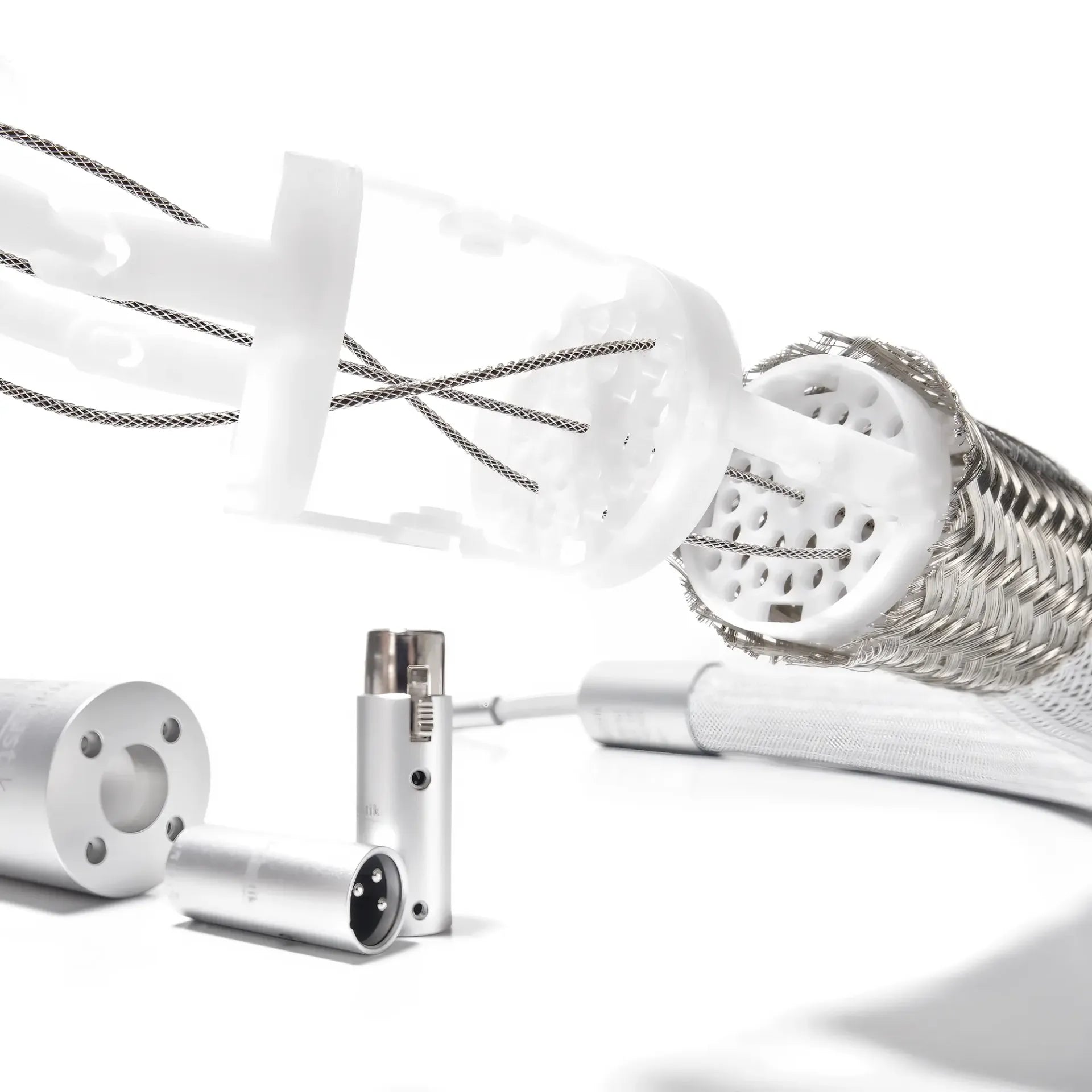 Inakustik - NF-4005 AIR Stereo XLR Male <> XLR Female Interconnect Cable PURE SILVER Australia