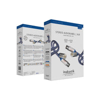 Inakustik - Premium Stereo XLR Male to XLR Female Interconnect cable Australia
