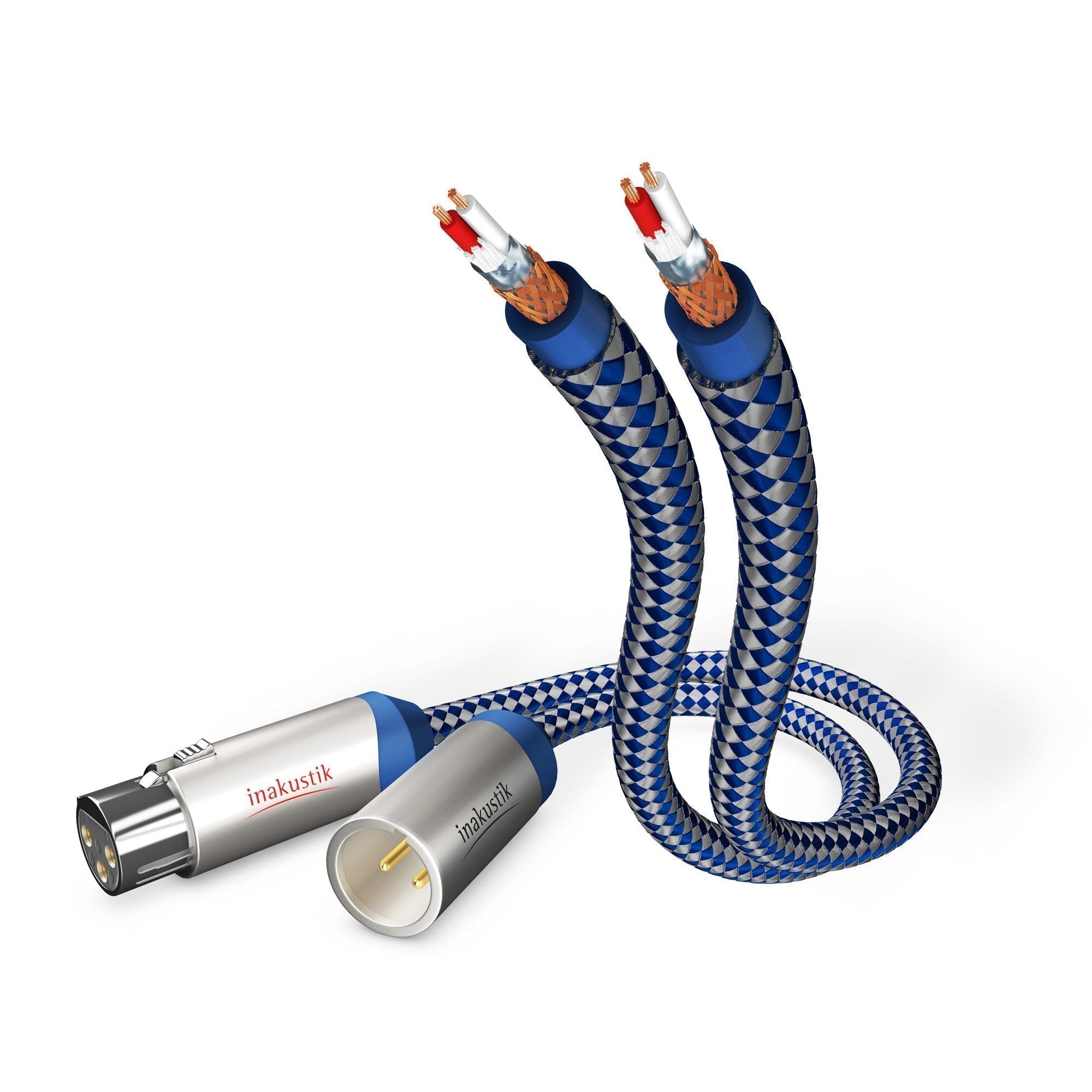 Inakustik - Premium Stereo XLR Male to XLR Female Interconnect cable Australia