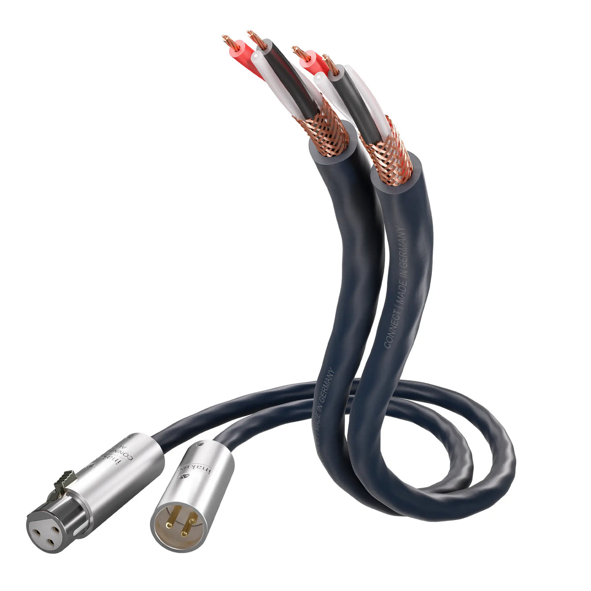 Inakustik - S25 Connect Stereo XLR Male <> XLR Female Interconnect cable Australia