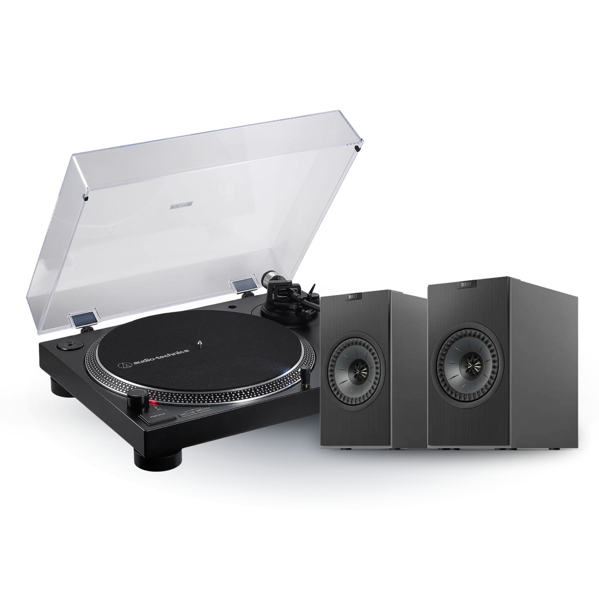 KEF - Coda W + Audio Technica AT-LP120XBT-USB - Bundle Australia