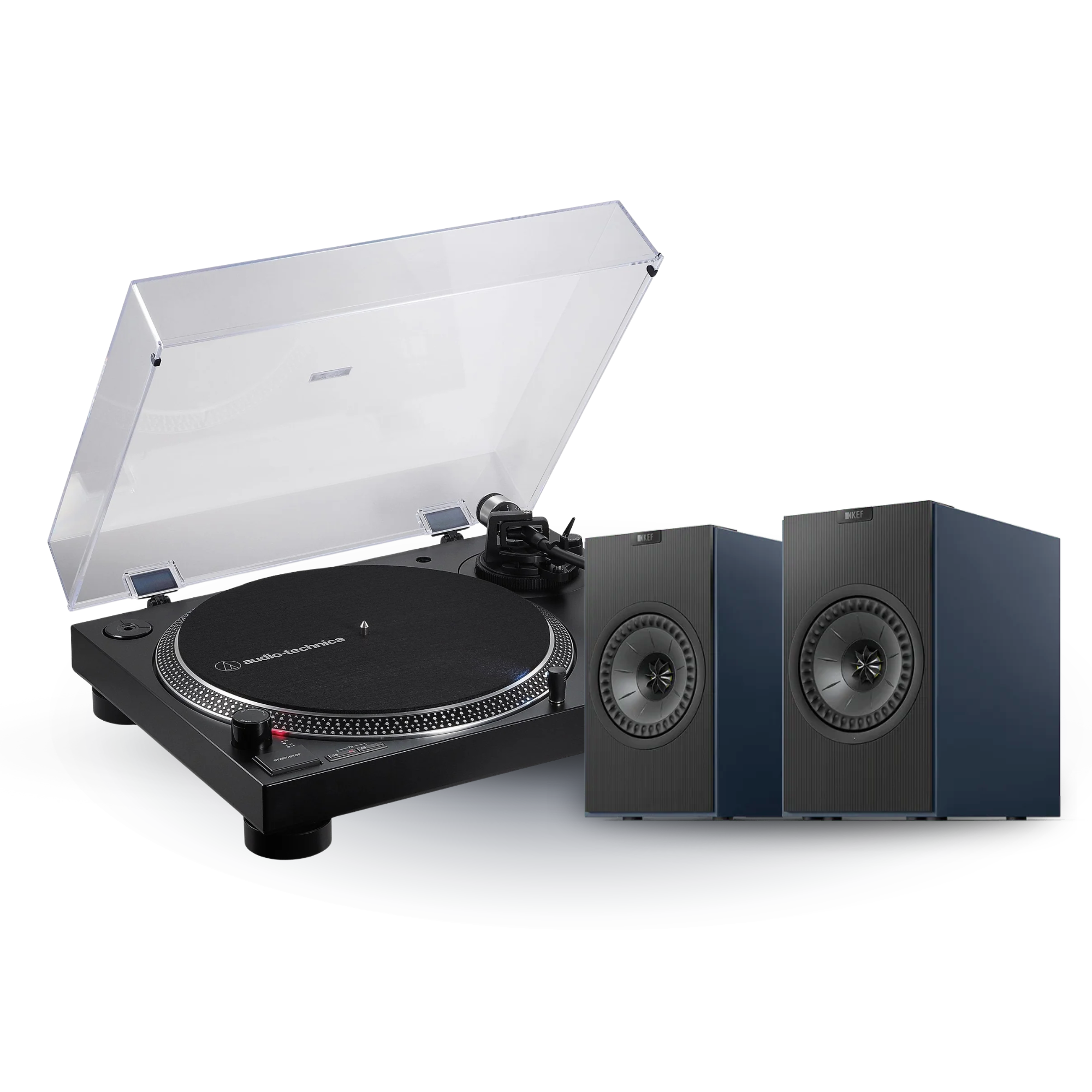 KEF - Coda W + Audio Technica AT-LP120XBT-USB - Bundle Australia