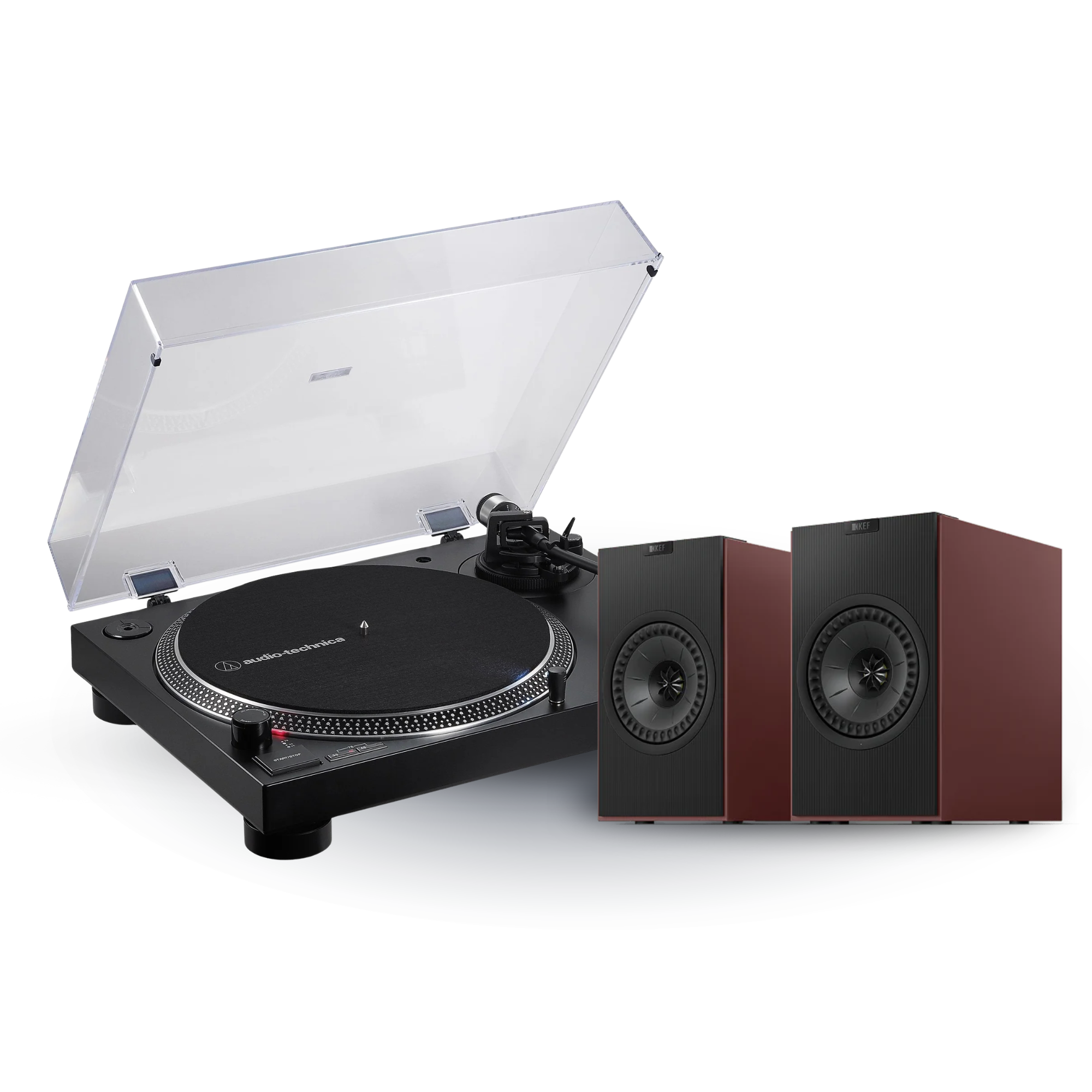 KEF - Coda W + Audio Technica AT-LP120XBT-USB - Bundle Australia