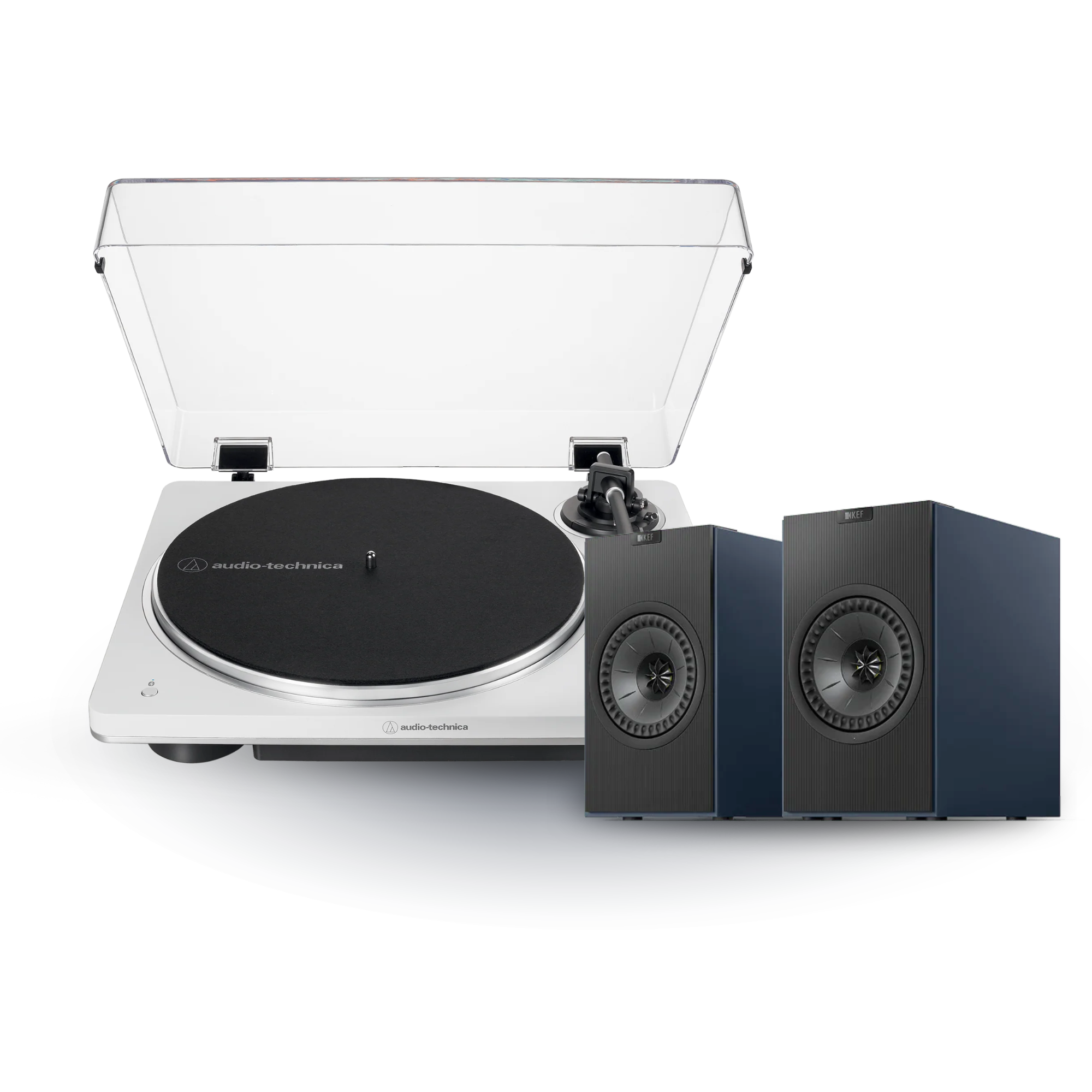 KEF - Coda W + Audio Technica AT-LP70XBT - Bundle Australia