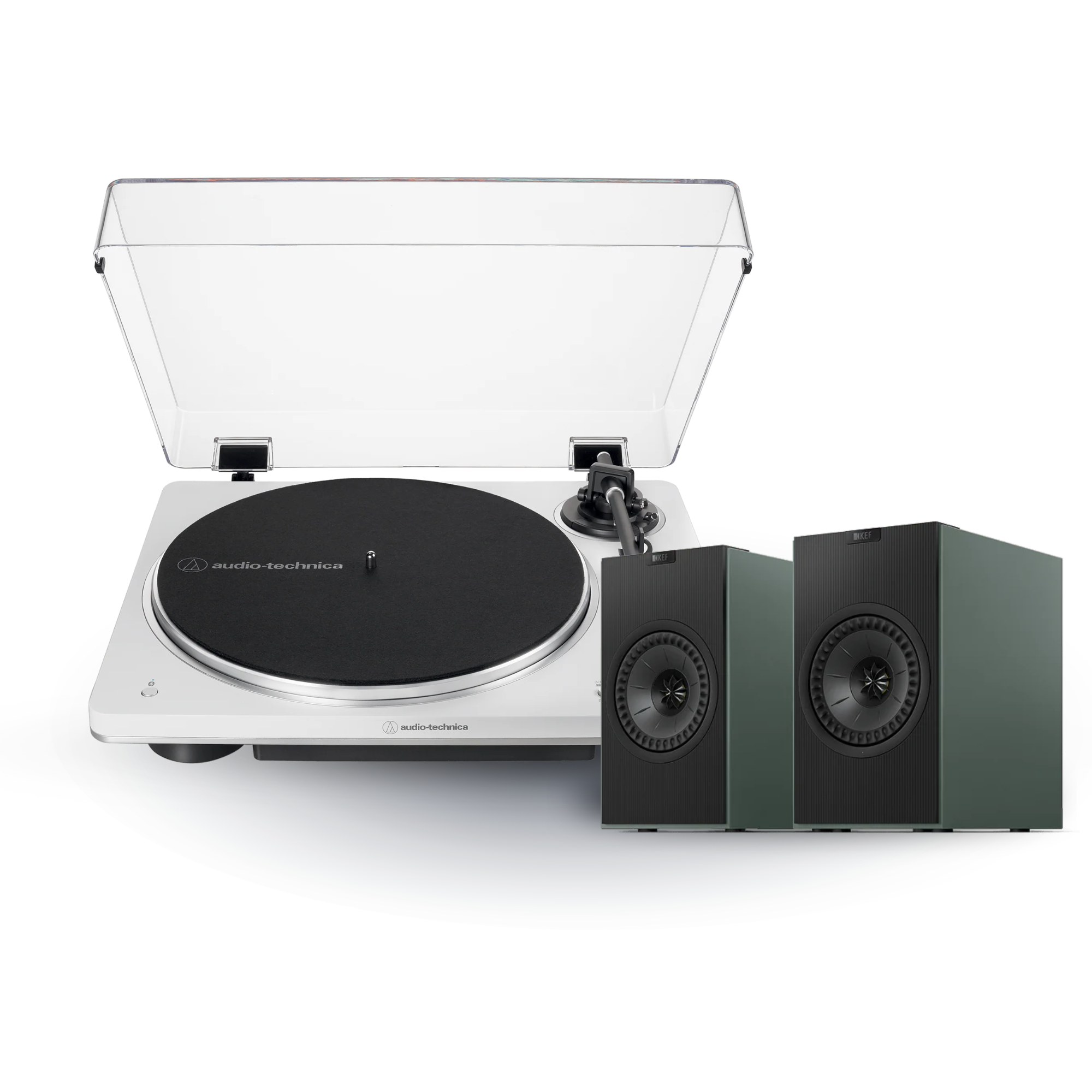 KEF - Coda W + Audio Technica AT-LP70XBT - Bundle Australia