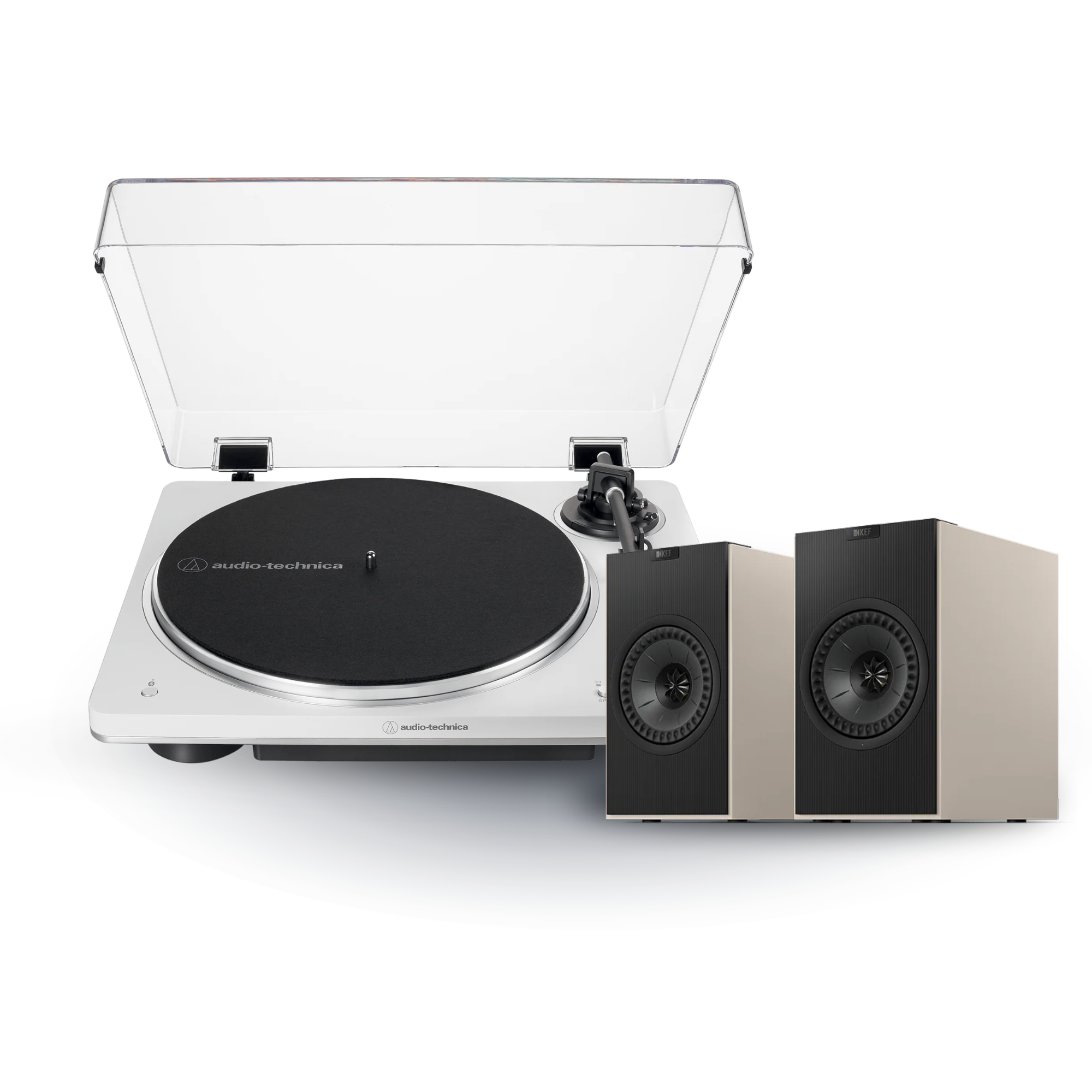 KEF - Coda W + Audio Technica AT-LP70XBT - Bundle Australia