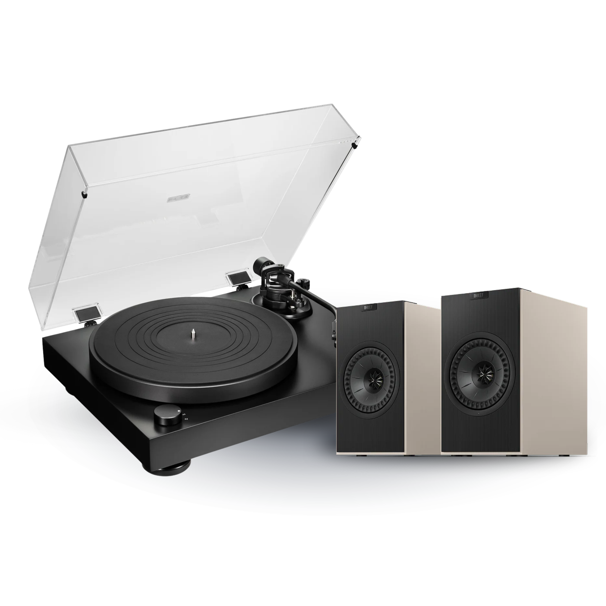 KEF - Coda W + Audio Technica AT-LP8X - Bundle Australia