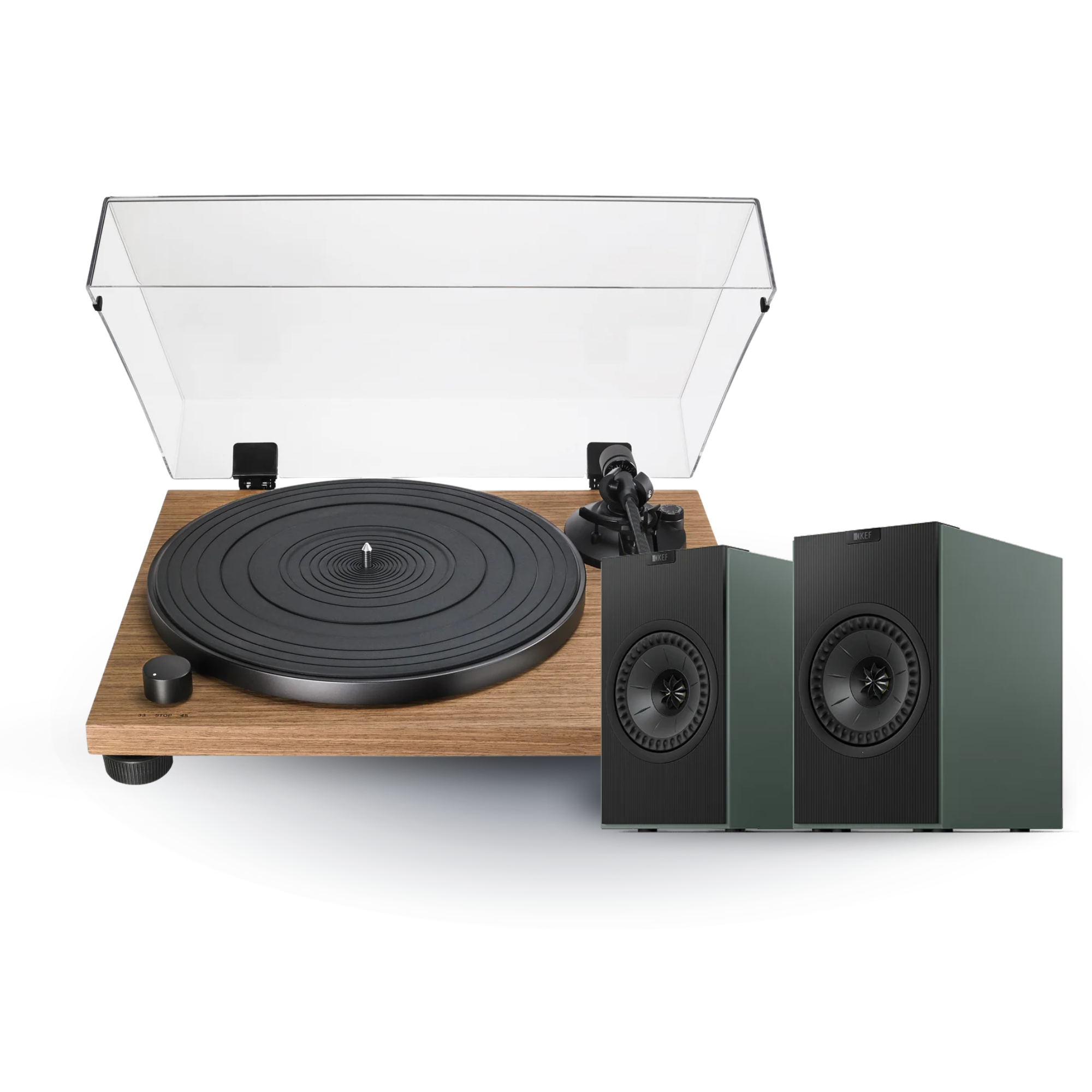 KEF - Coda W + Audio Technica AT-LPW40WN - Bundle Australia
