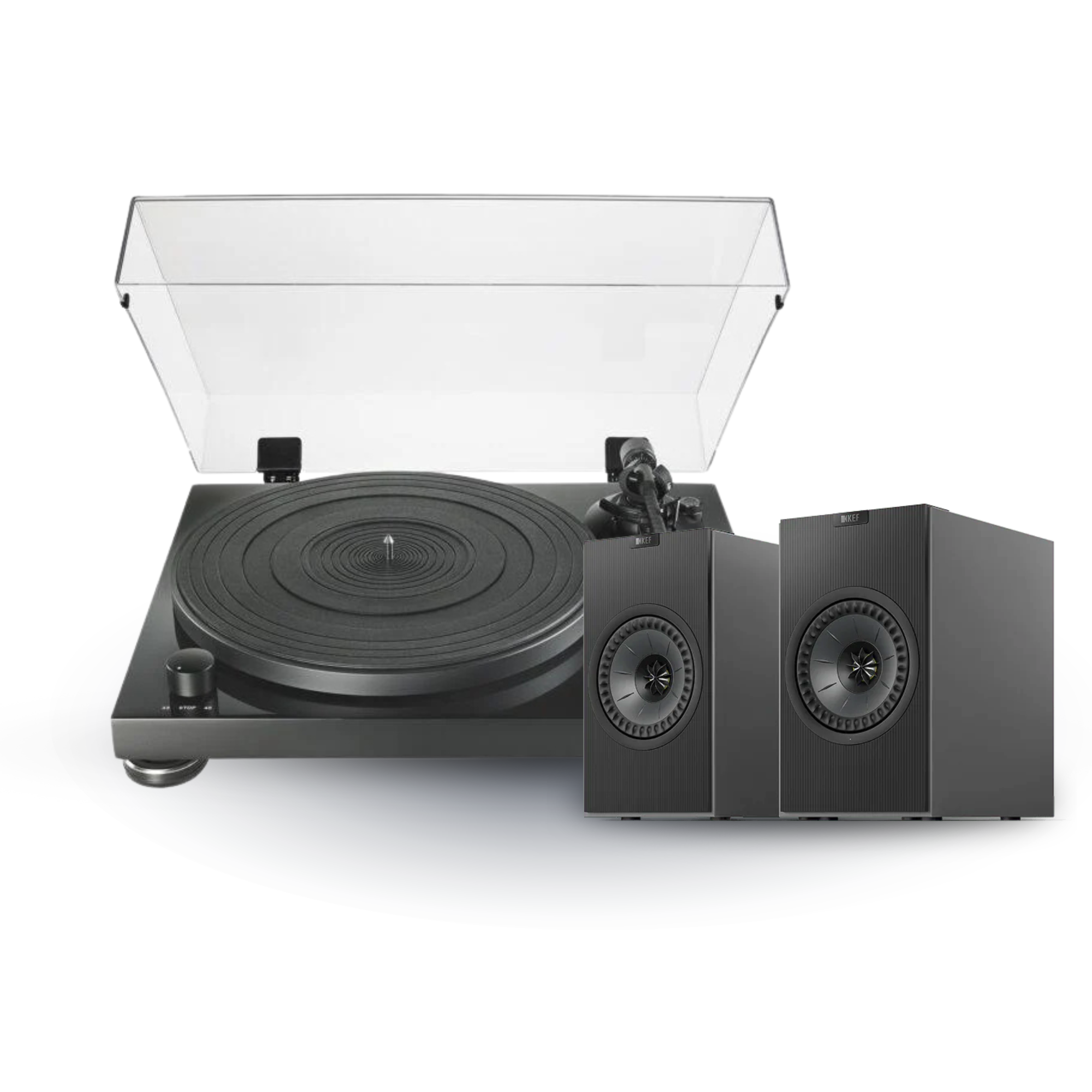 KEF - Coda W + Audio Technica AT-LPW50PB - Bundle Australia