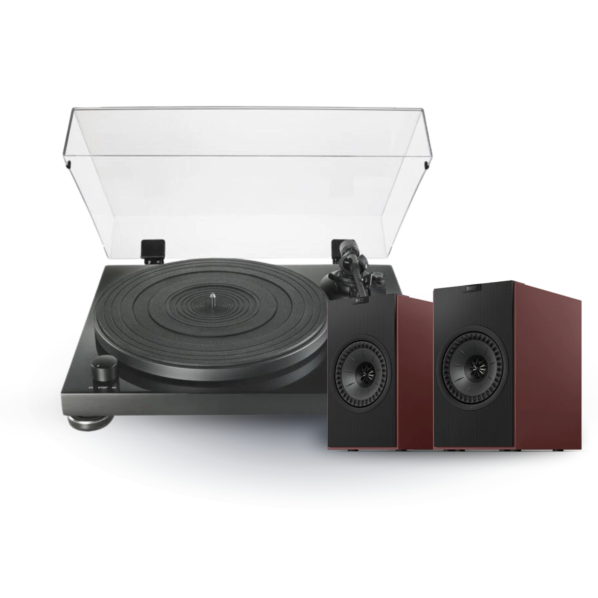 KEF - Coda W + Audio Technica AT-LPW50PB - Bundle Australia