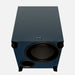 Krix - Seismix 3 Downfiring Evara - Subwoofer Australia Studio Navy finish, underside showing the down-firing driver