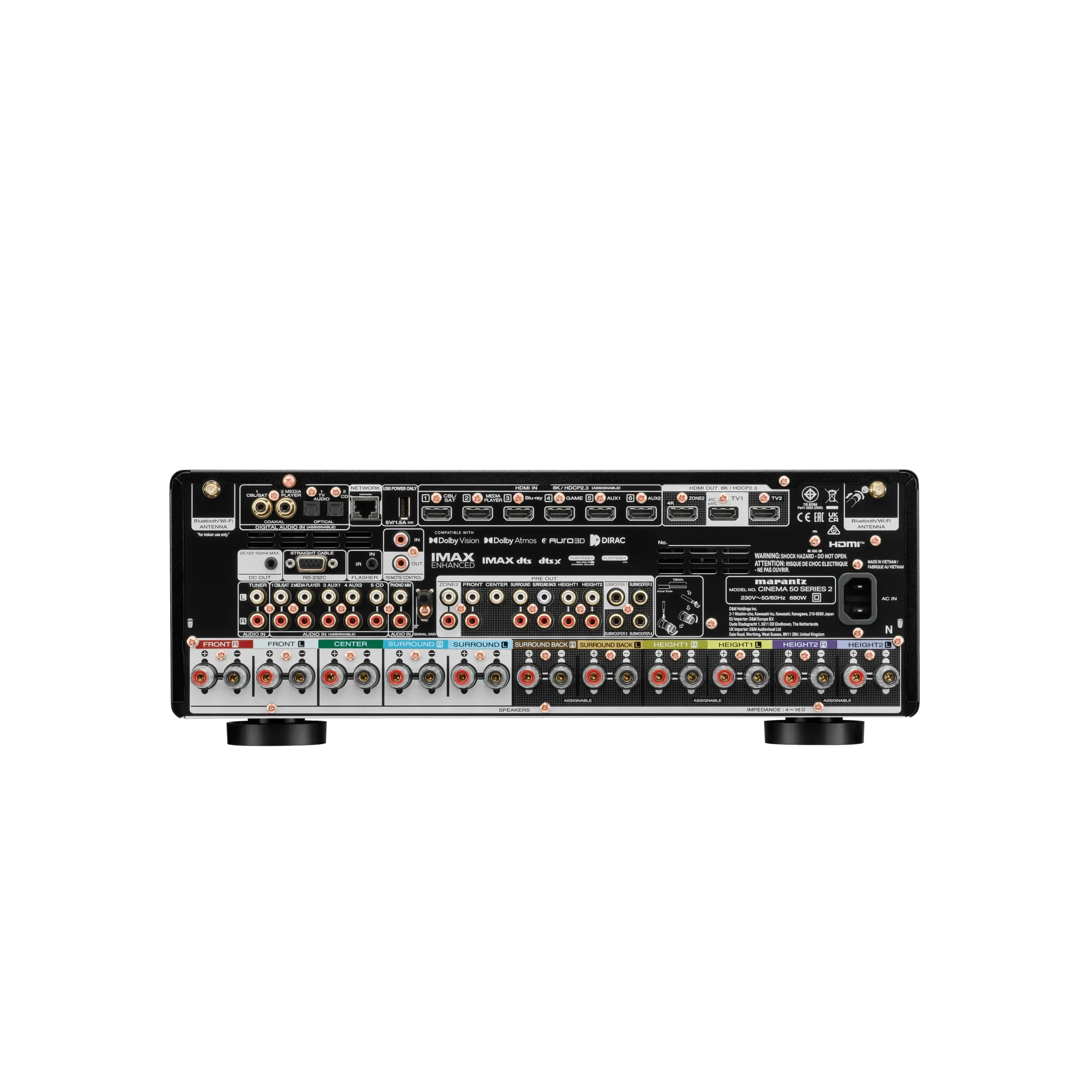 Marantz - CINEMA 50 Series 2 - 9.4-Channel AV Receiver Australia