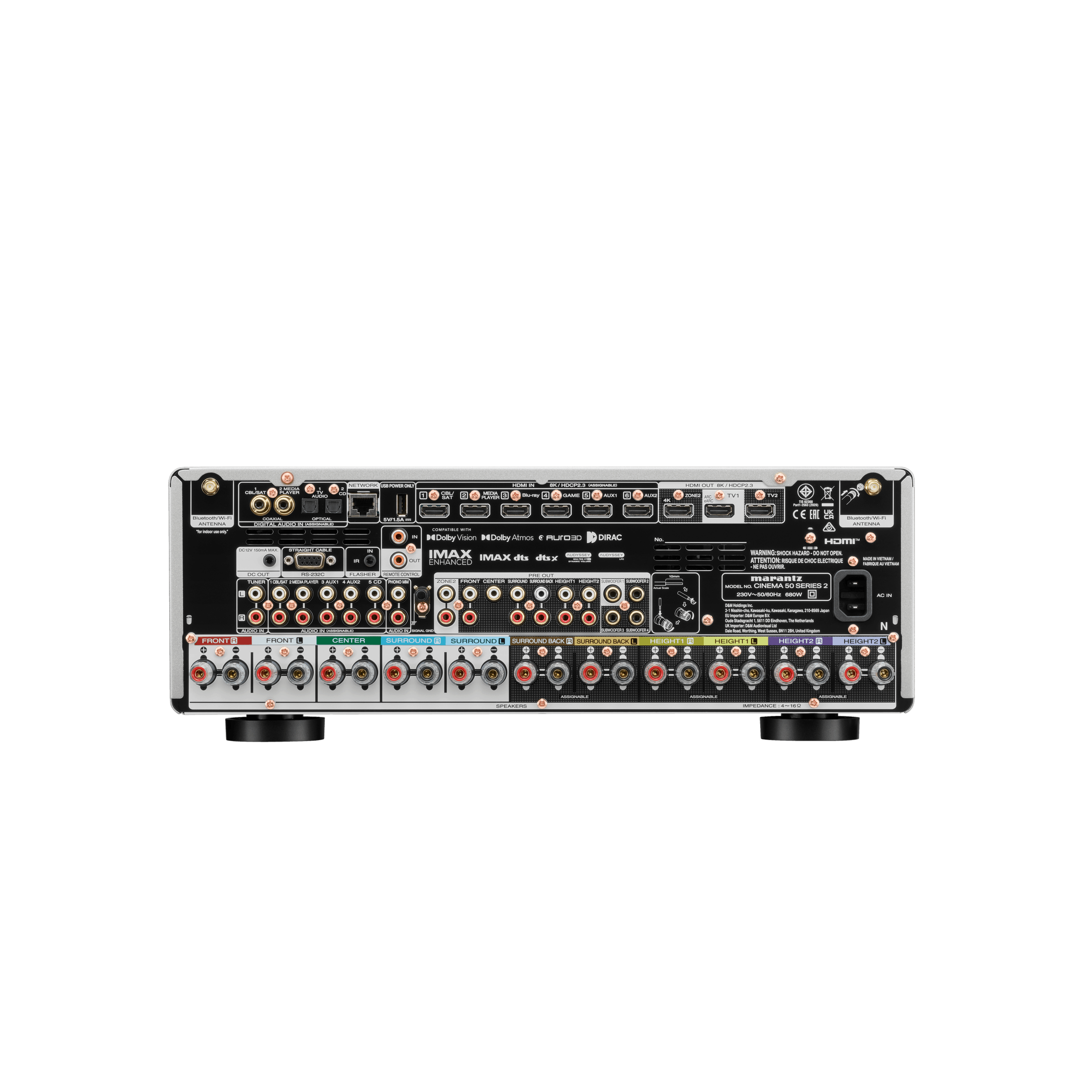 Marantz - CINEMA 50 Series 2 - 9.4-Channel AV Receiver Australia