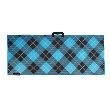 No Dirt Golf - Ice Plaid Golf Towel Australia