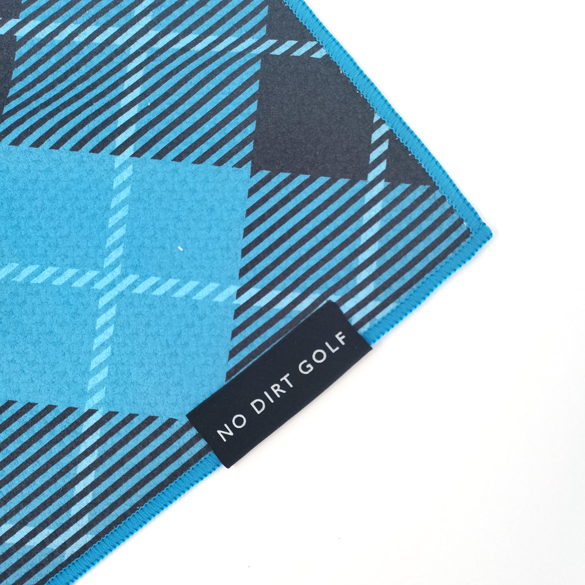 No Dirt Golf - Ice Plaid Golf Towel Australia