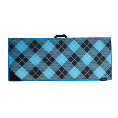 No Dirt Golf - Ice Plaid Golf Towel Australia