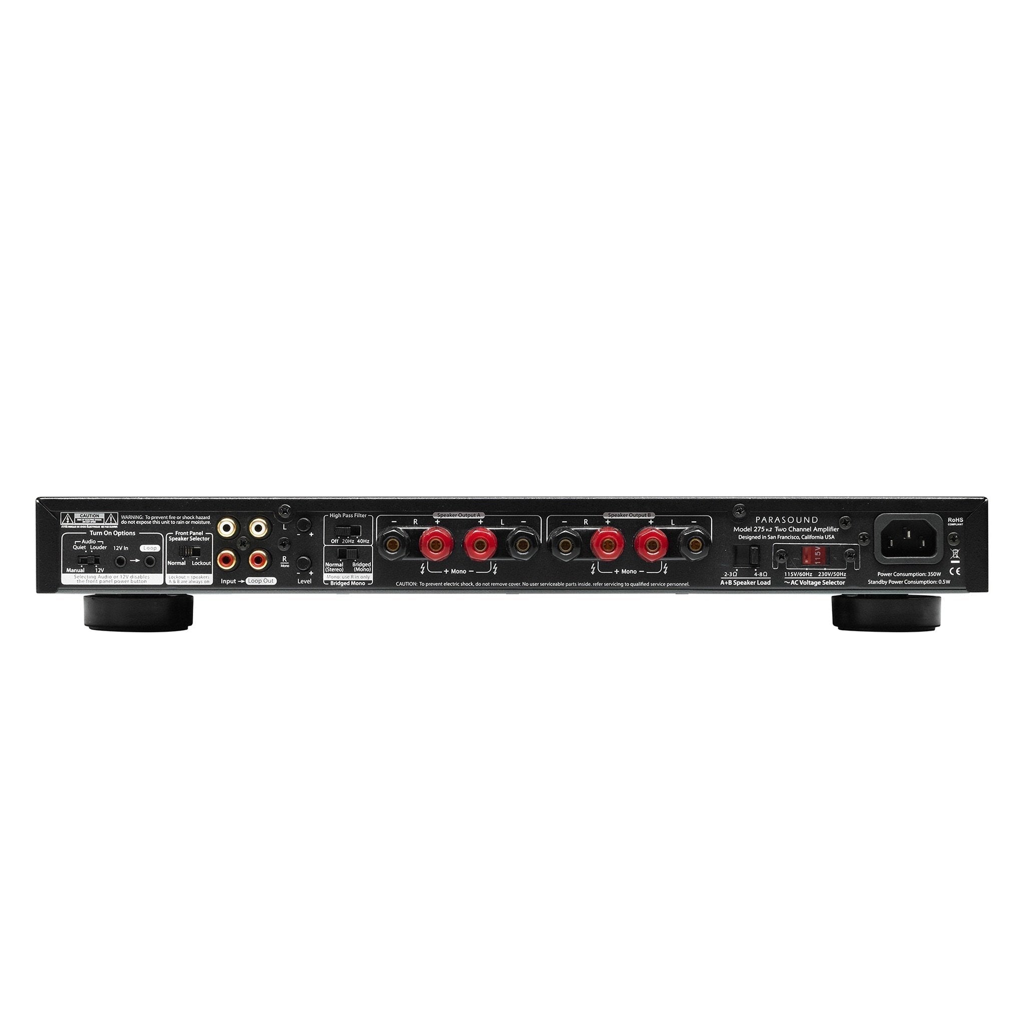 Parasound - 275 v.2 - NewClassic 2-Channel Power Amplifier Australia