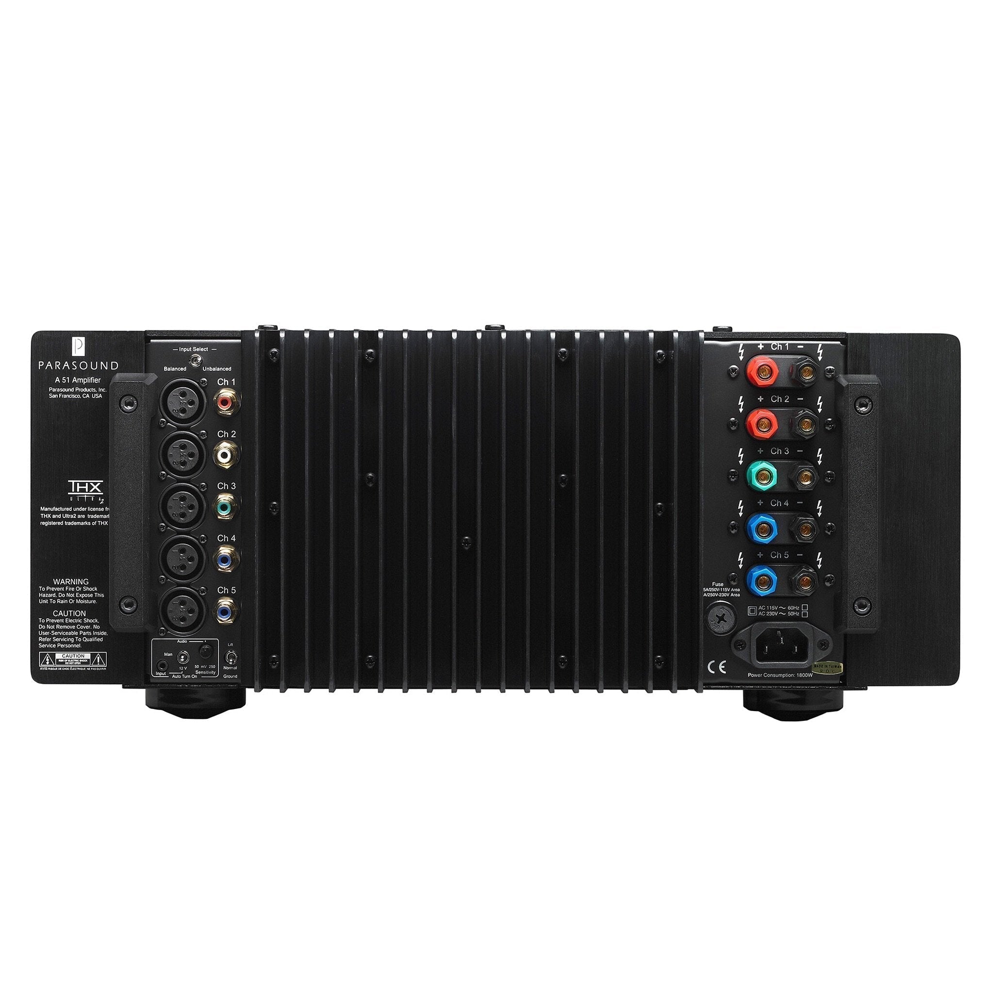 Parasound - A51 - 5-Channel Power Amplifier Australia