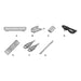 R_volution - Chassis DIY-X700 - Sony UBP-X700 Upgrade Kit Australia kit contents including chassis, rack ears, remote, HDMI cable, power cable and opening tool