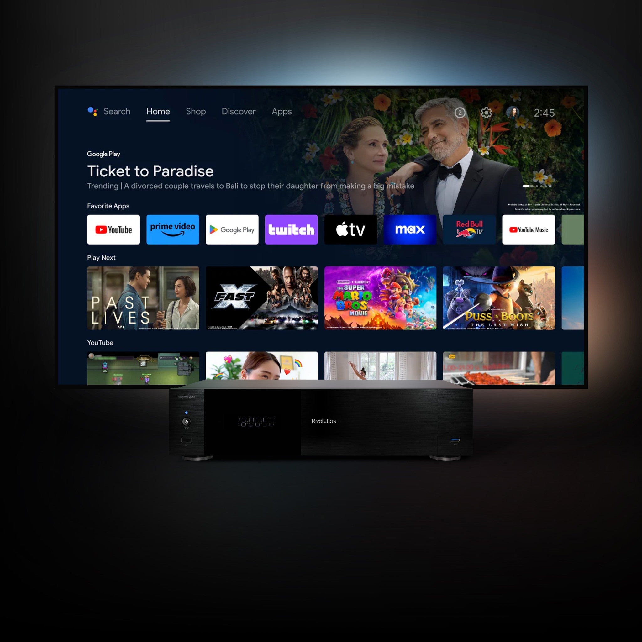 R_volution - PlayerPro 8K TV - Media Player Australia with Android TV